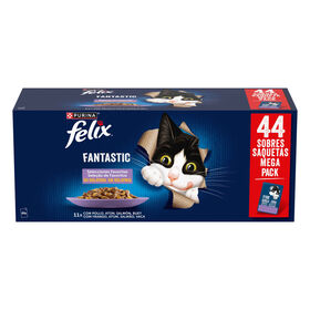 Comida H&uacute;mida para Gato Sele&ccedil;&atilde;o Favoritos em Gelatina Purina Felix