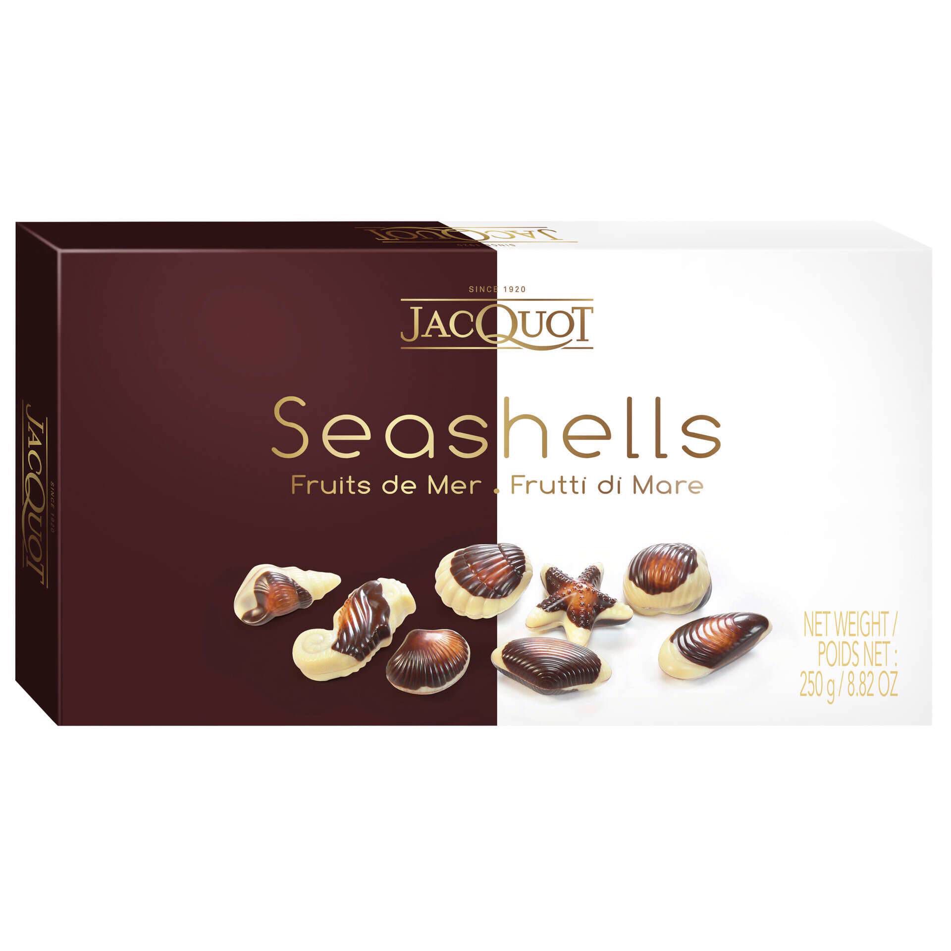 Bombons de Chocolate Frutos do Mar emb. 250 gr Jacquot