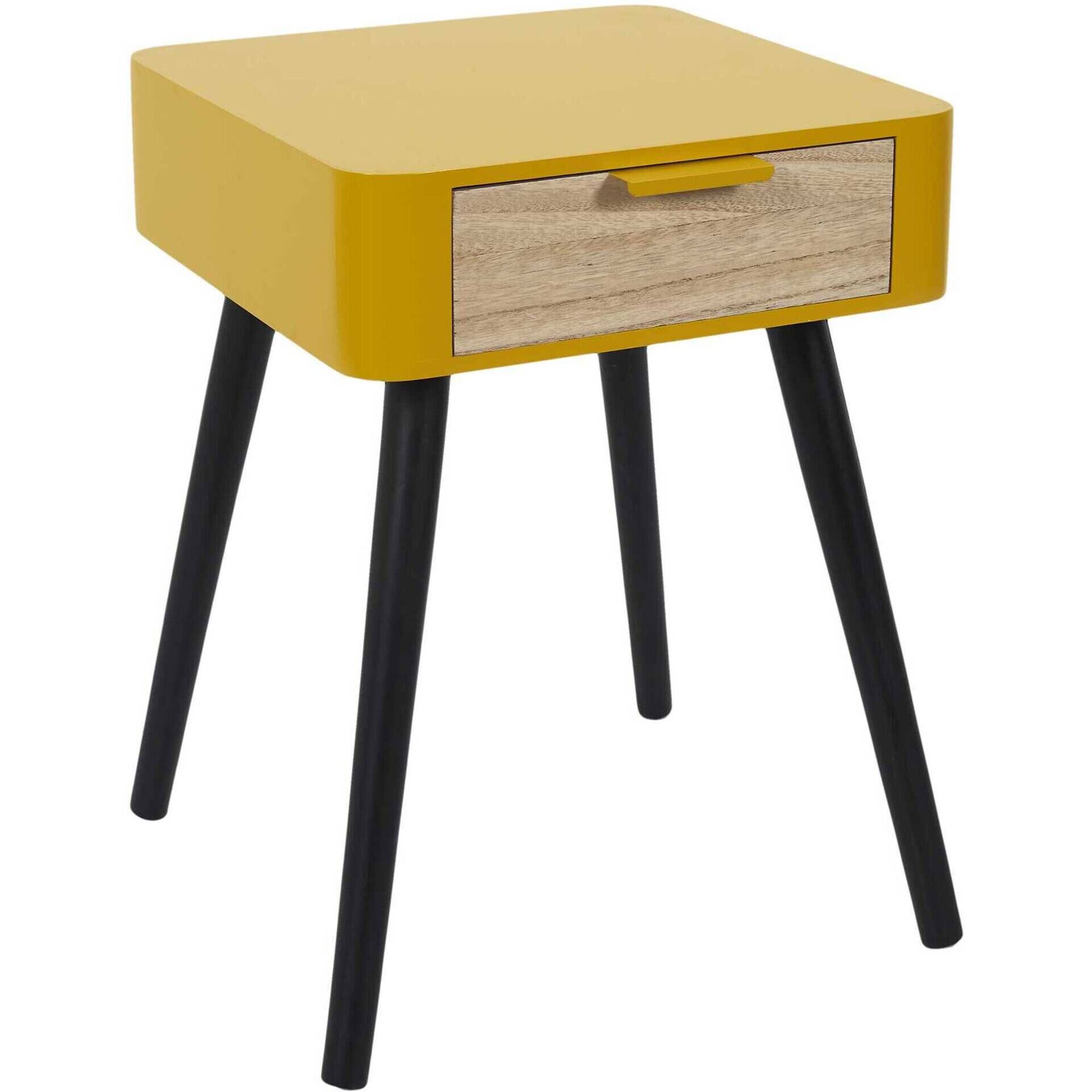 Mesa de Cabeceira Mostarda