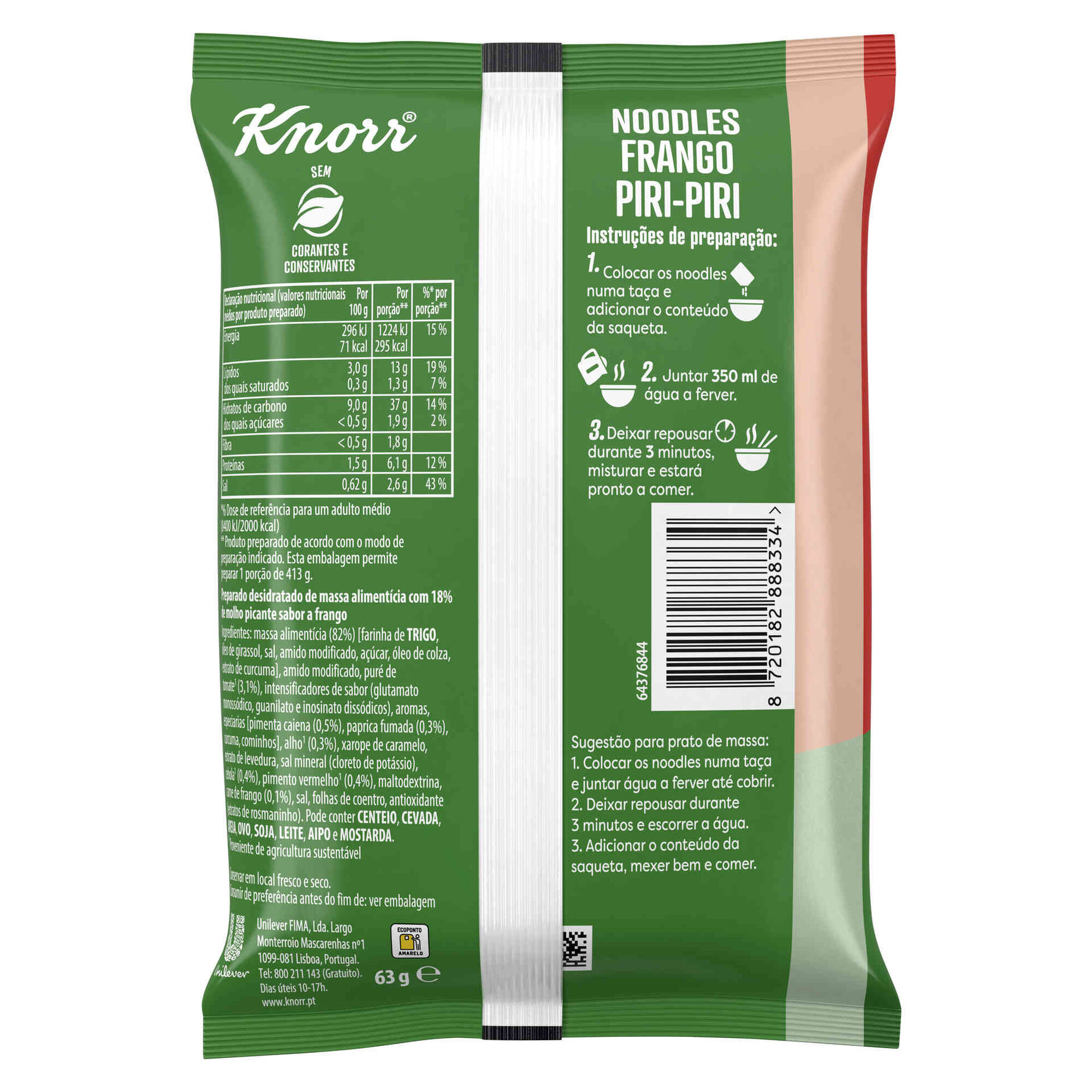 Noodles Frango Piri-Piri Noodles Frango Piri-Piri