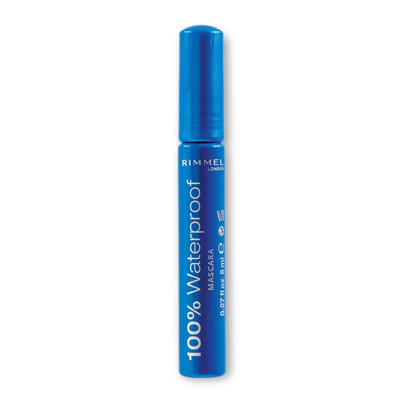 Máscara de Pestanas 100% Waterproof Black 001 Rimmel