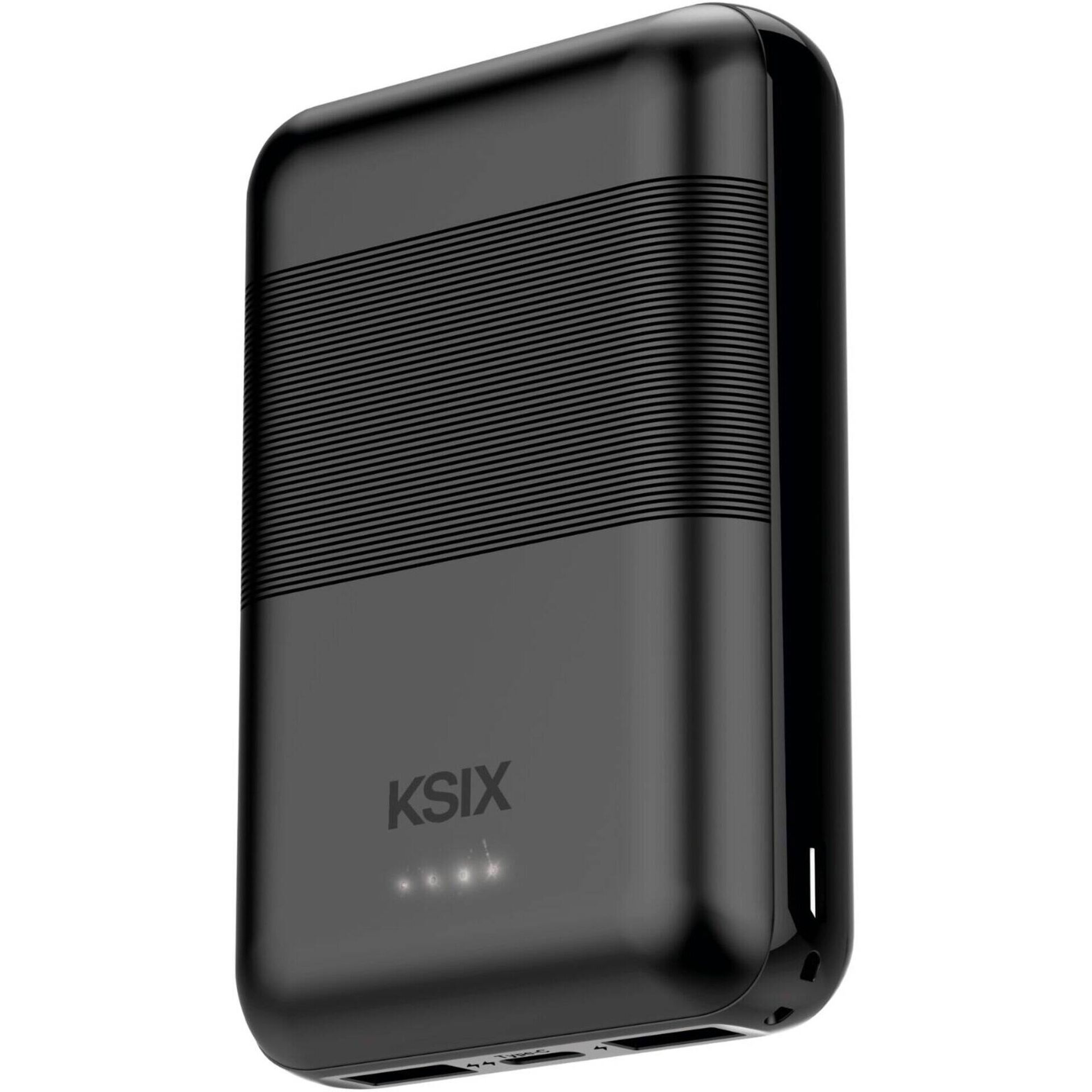 Powerbank Mini 10.000 mAh 10 W USB-A e USB-C Preto Ksix