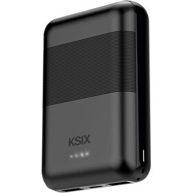 Powerbank Mini 10.000 mAh 10 W USB-A e USB-C Preto Ksix