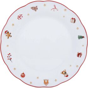 Servi&ccedil;o 6 Pessoas Porcelana Figuras de Natal Kasa