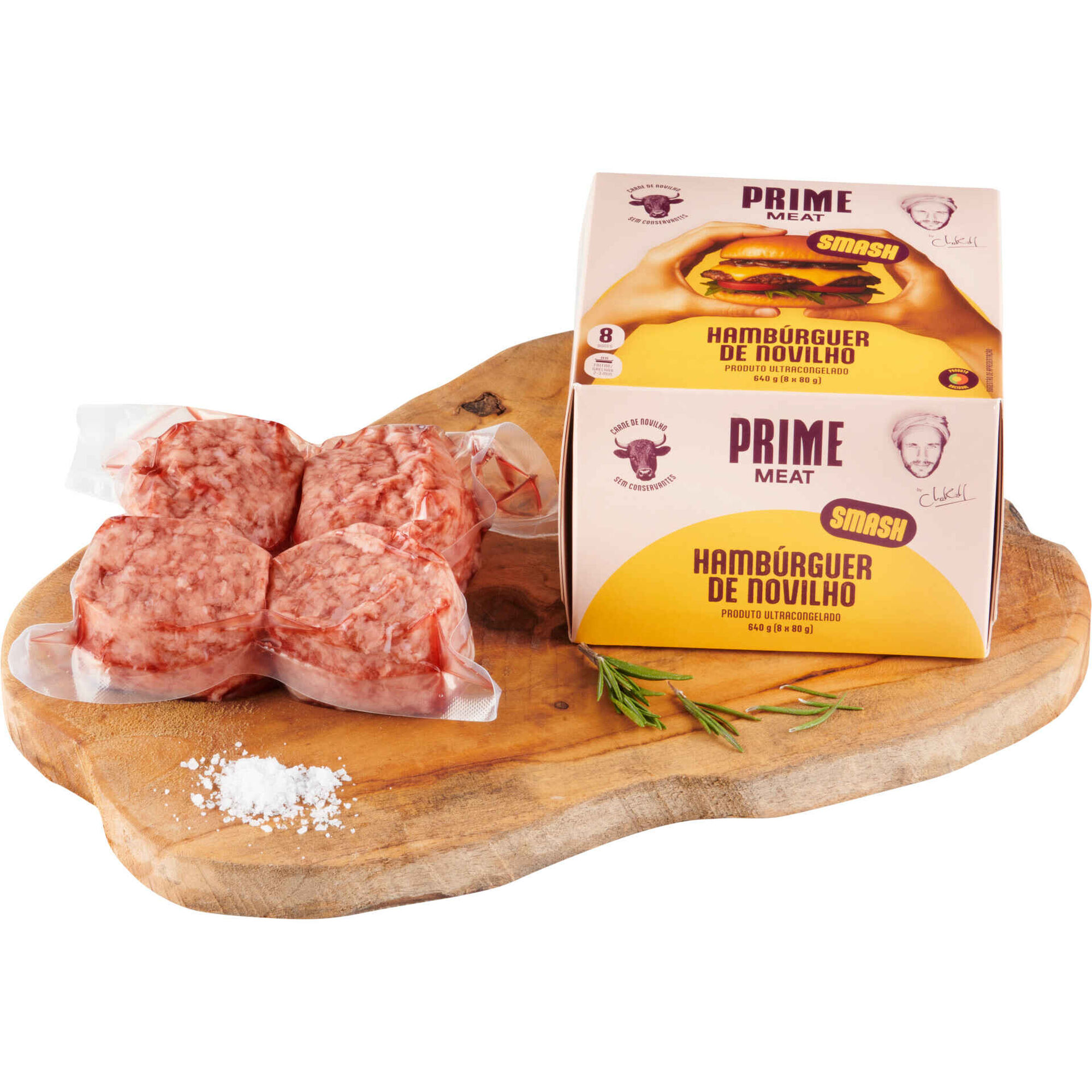 Hambúrguer de Novilho Smash Chakall