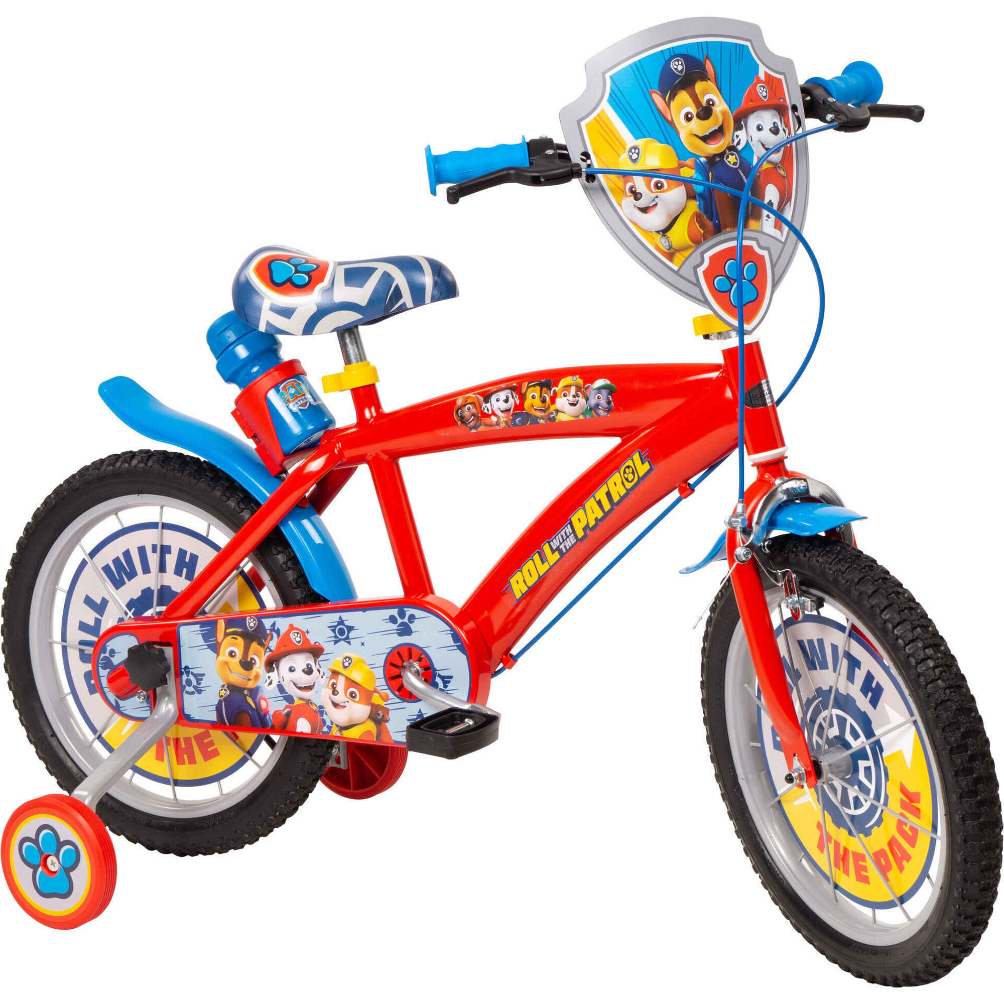 Bicicleta Criança Roda 16" 5-7 Anos Patrulha Pata