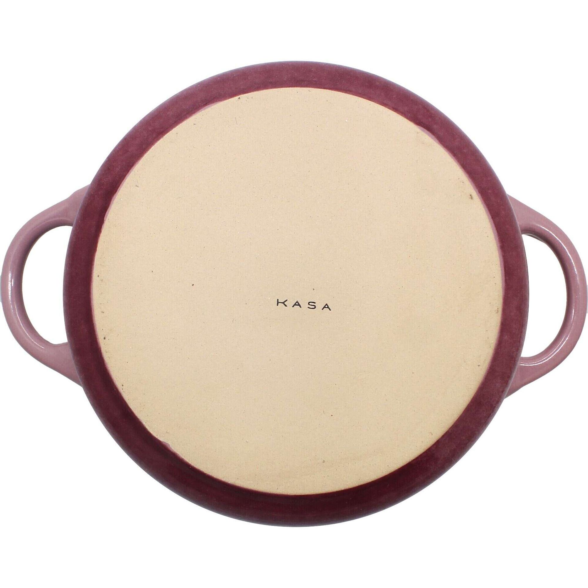 Mini Ca&ccedil;arola para Forno Gr&eacute;s 700ml Malva Kasa