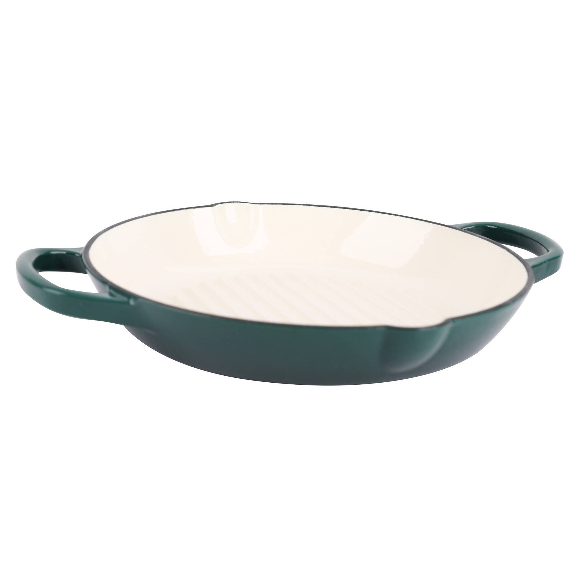Grelhador Ferro Fundido 28cm Verde