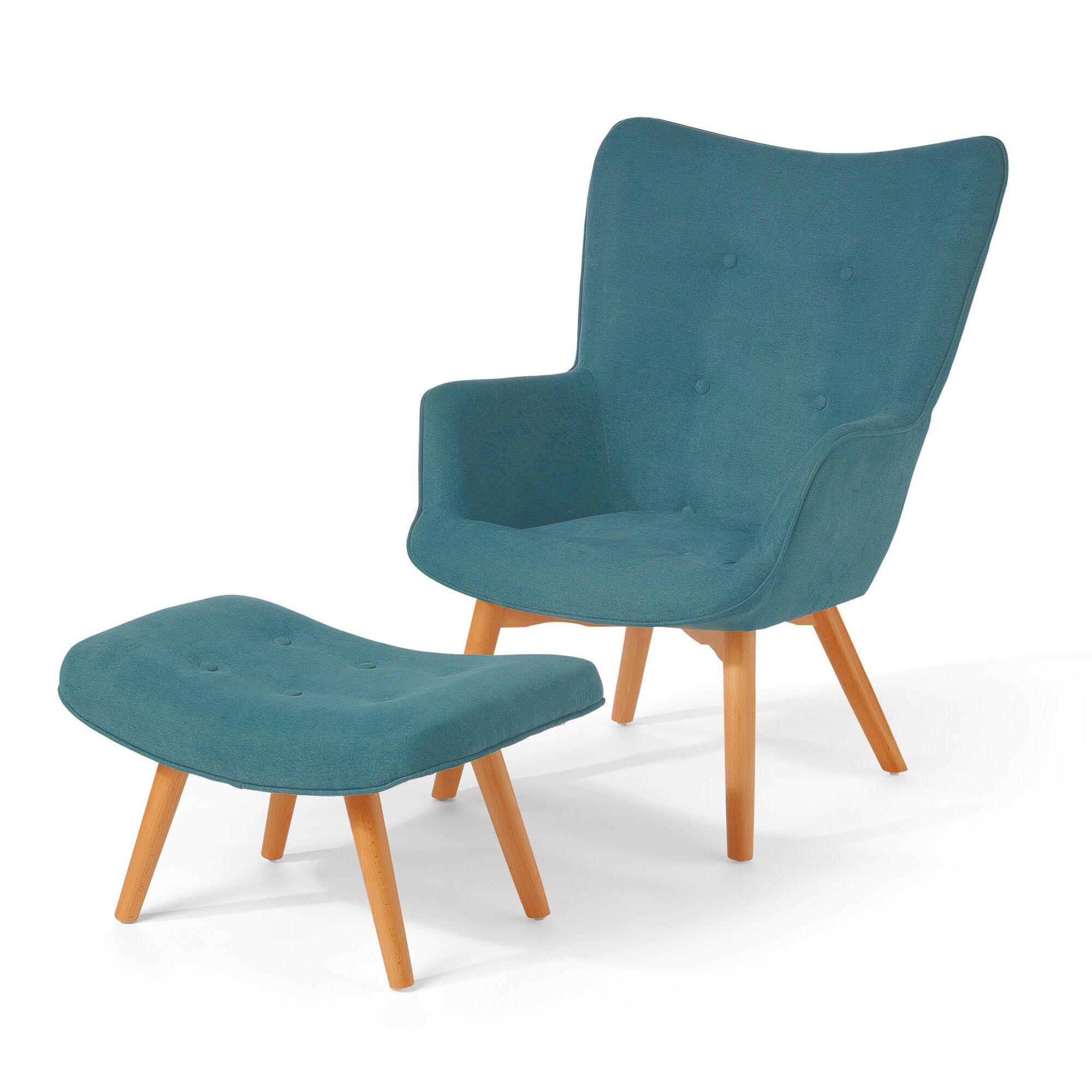 Poltrona Azul Petróleo Úrsula