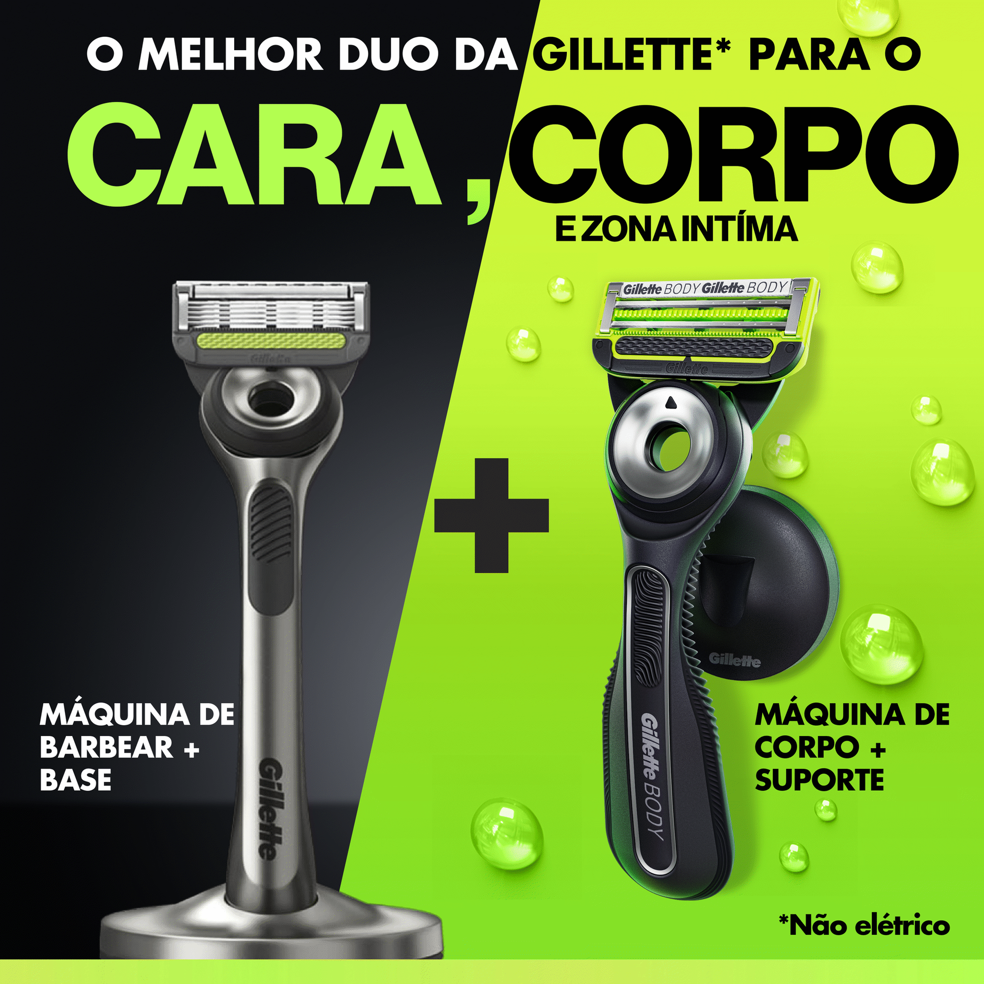 M&aacute;quina de Barbear Duopack Face, Body + Intimate Gillette Labs