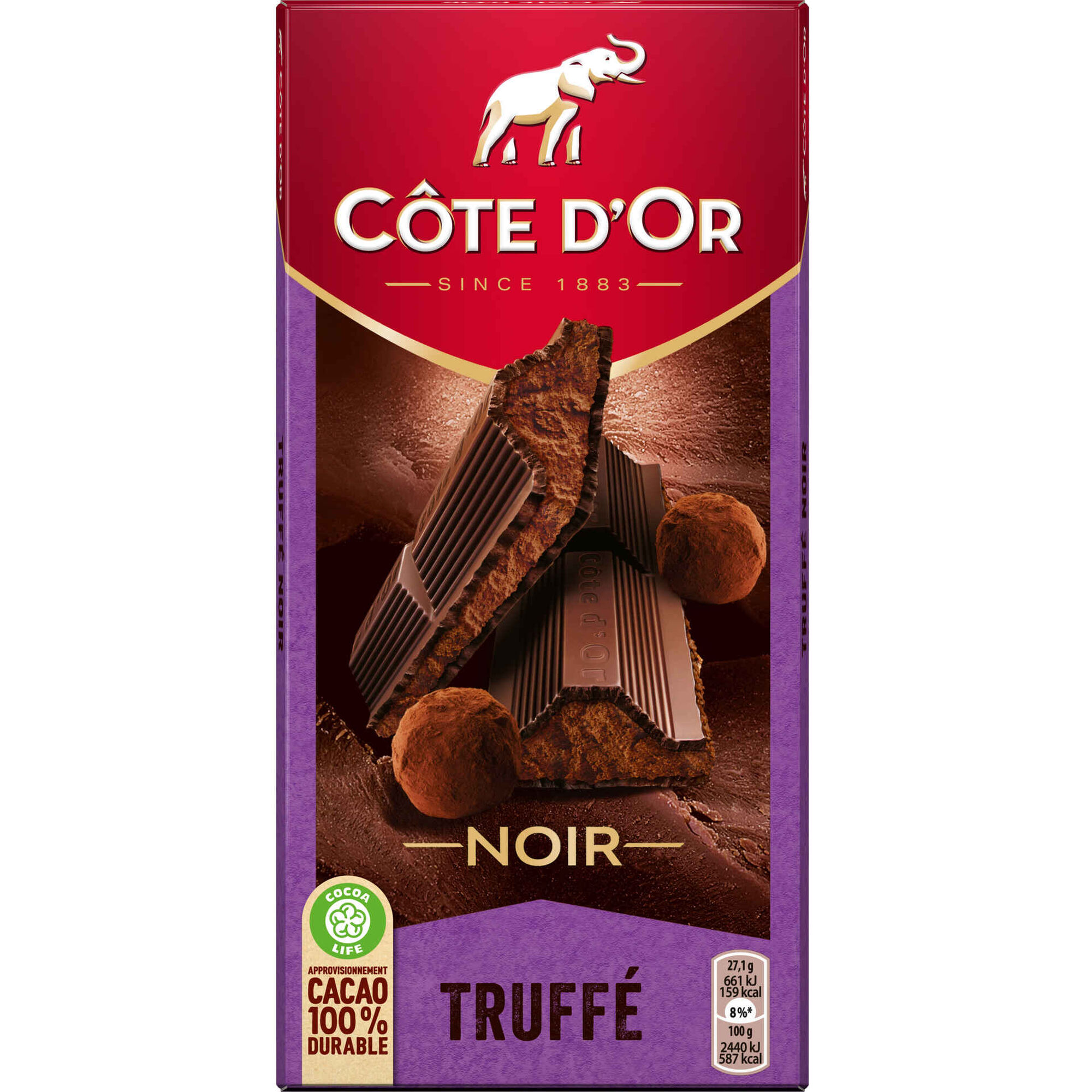 Tablete de Chocolate Negro Truffé Tablete de Chocolate Negro Truffé
