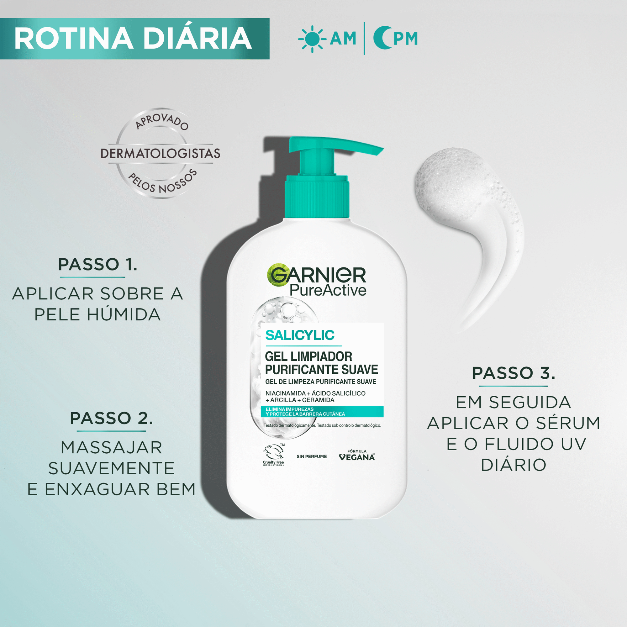 Gel de Limpeza Hidratante&nbsp;Garnier Skin Active