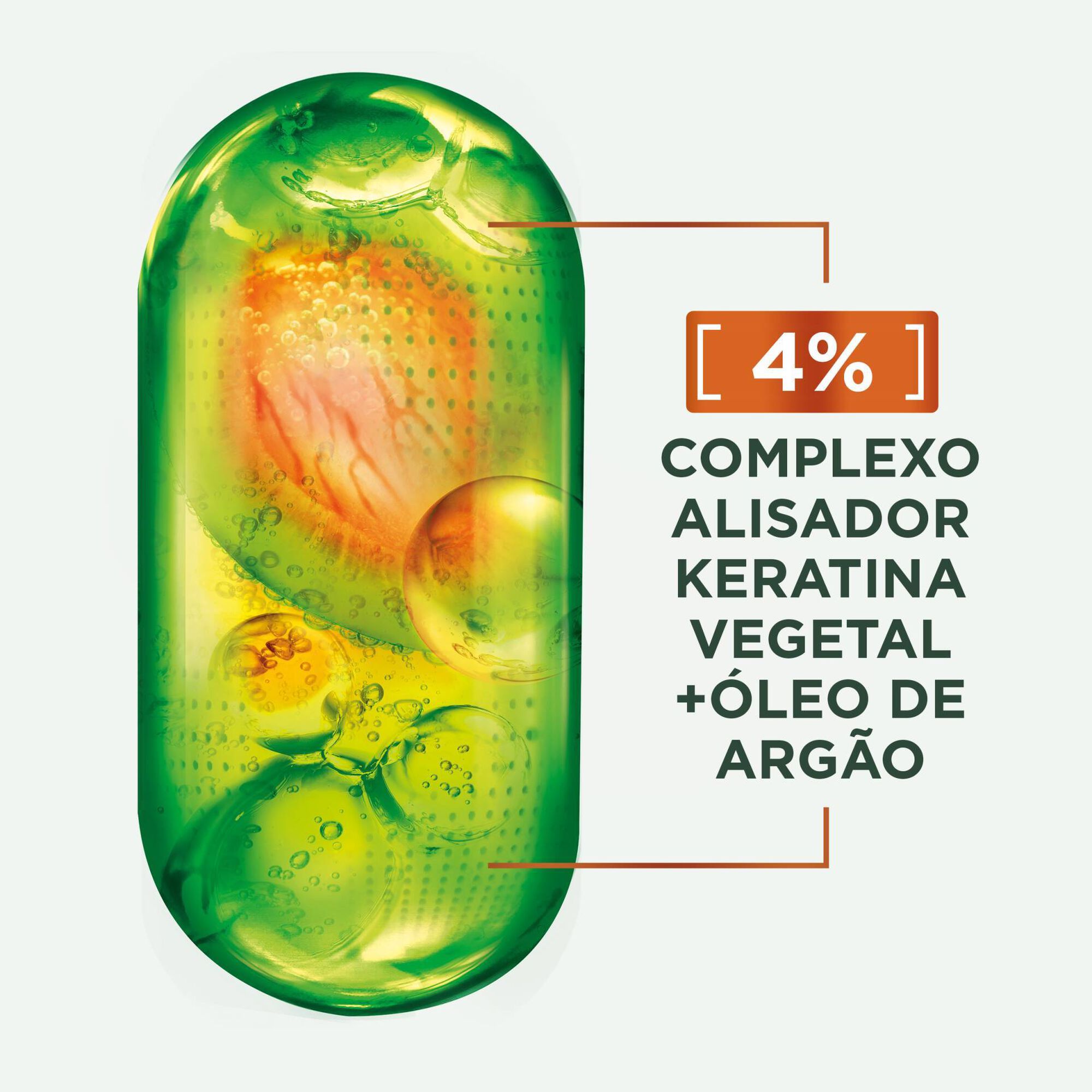 Máscara de Cabelo Fructis Liso Keratina