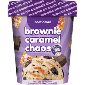 Gelado Brownie Caramel Chaos Continente