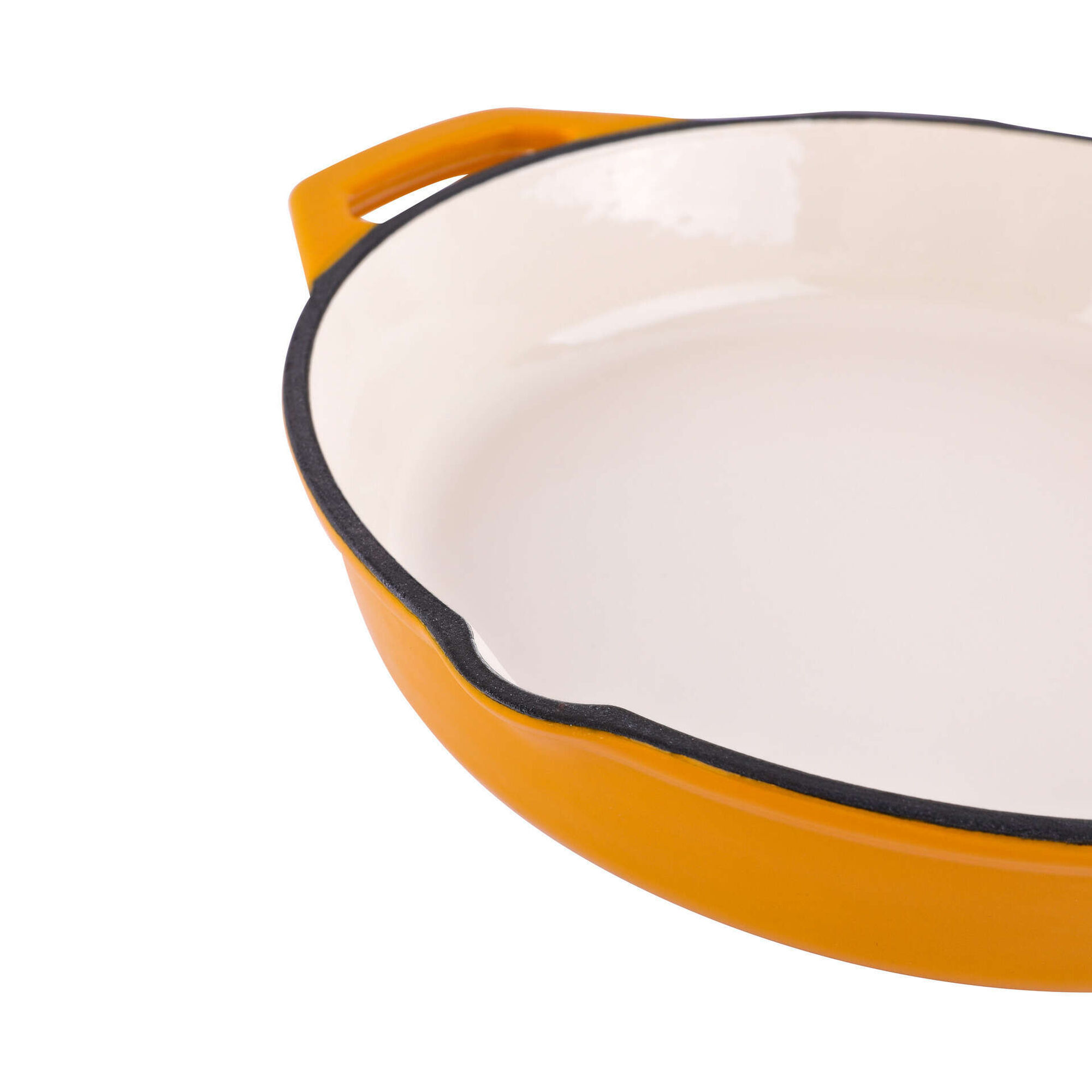 Frigideira Ferro Fundido 24cm Amarela