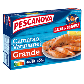 Camarão Vannamei Grande 40/48 Ultracongelado