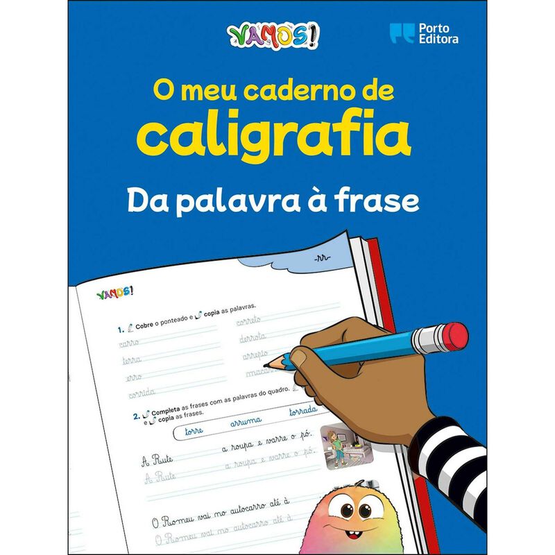 Vamos! - O meu Caderno de Caligrafia de Porto Editora