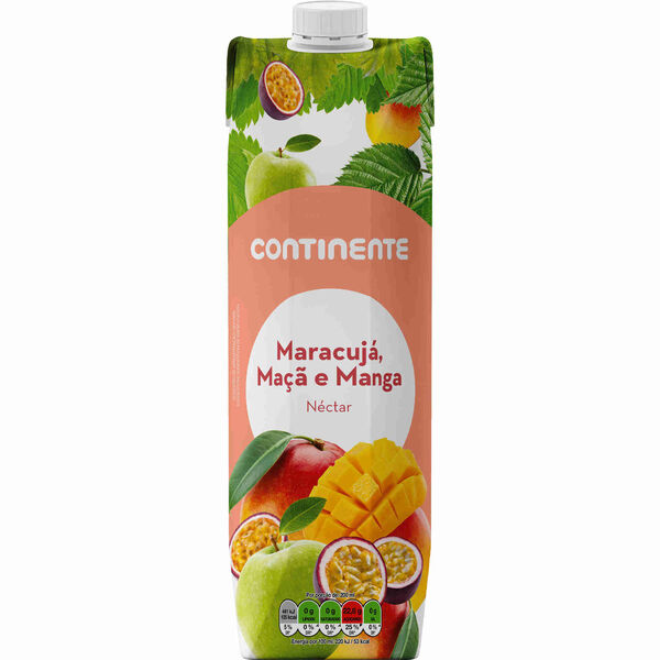Néctar Maracujá, Maçã e Manga Continente