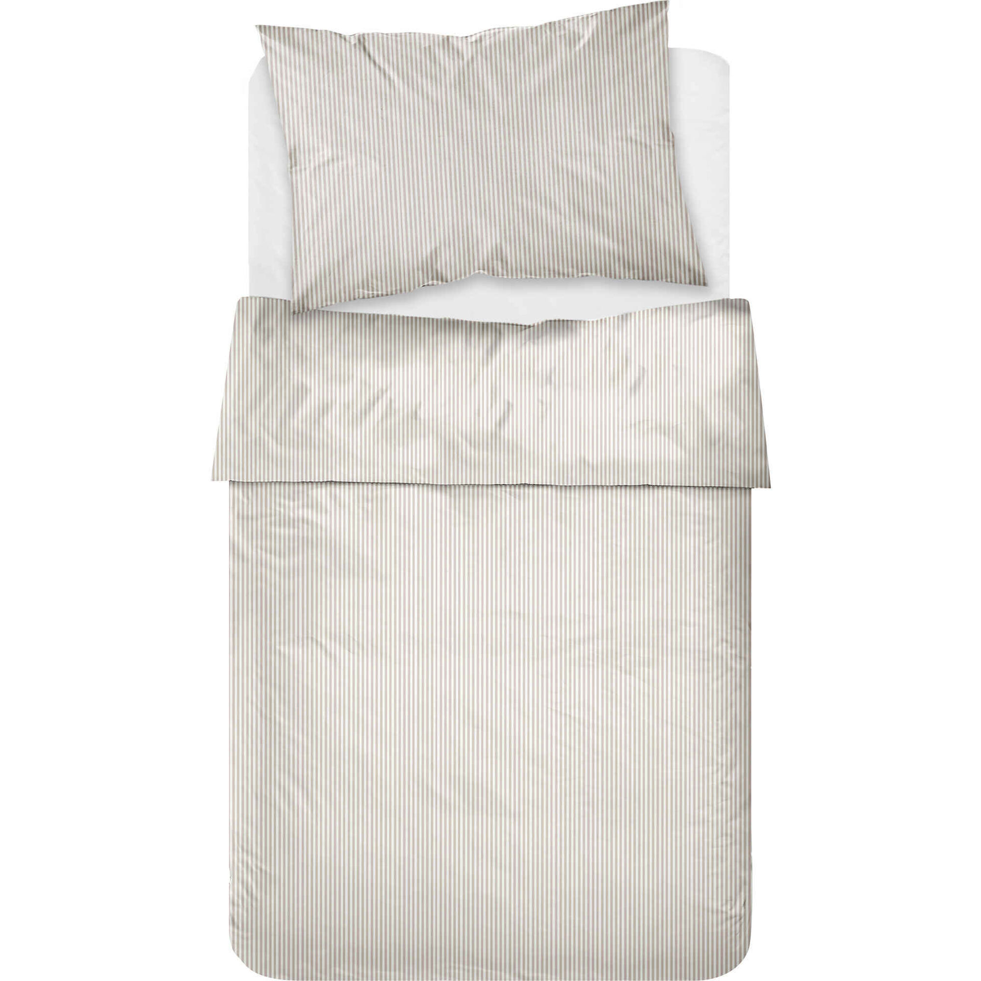 Conjunto Lençóis Microfibra 160x270cm Risca Bege