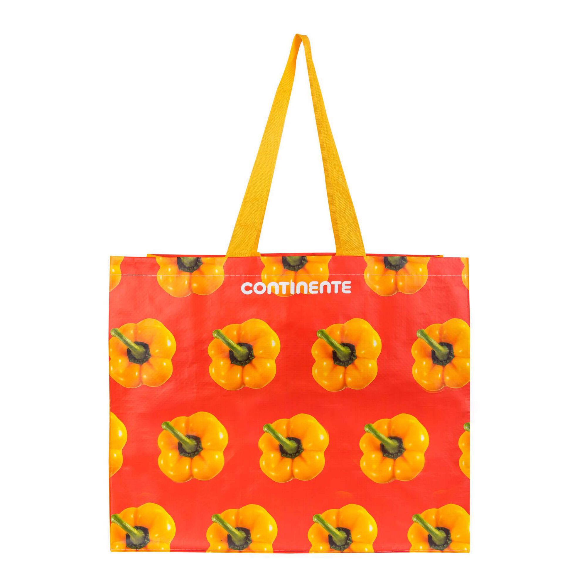 Saco Compras Reutilizável Ráfia Pimentos Saco Compras Reutilizável Ráfia Pimentos
