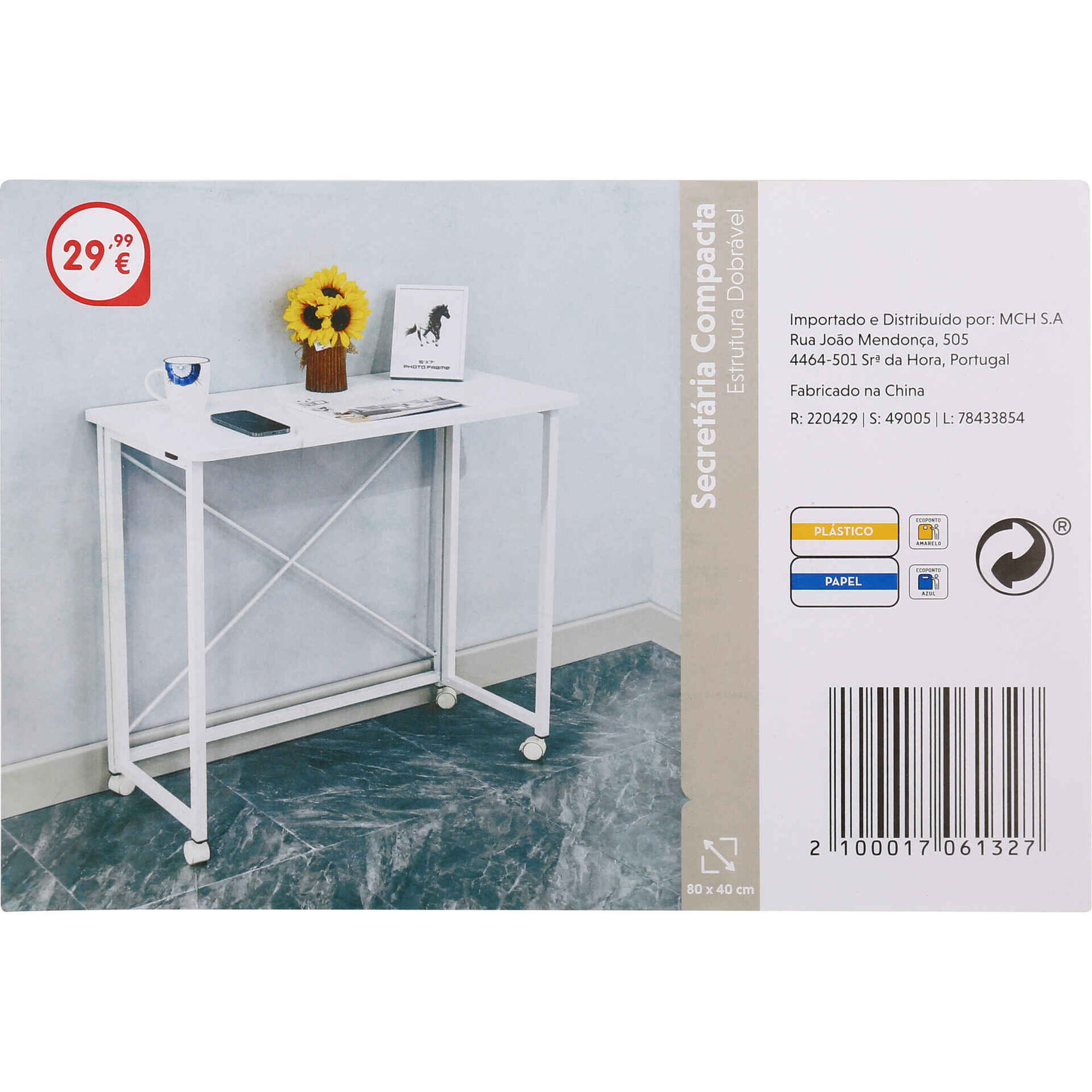Secret&aacute;ria Dobr&aacute;vel 80x40cm Bazar&atilde;o