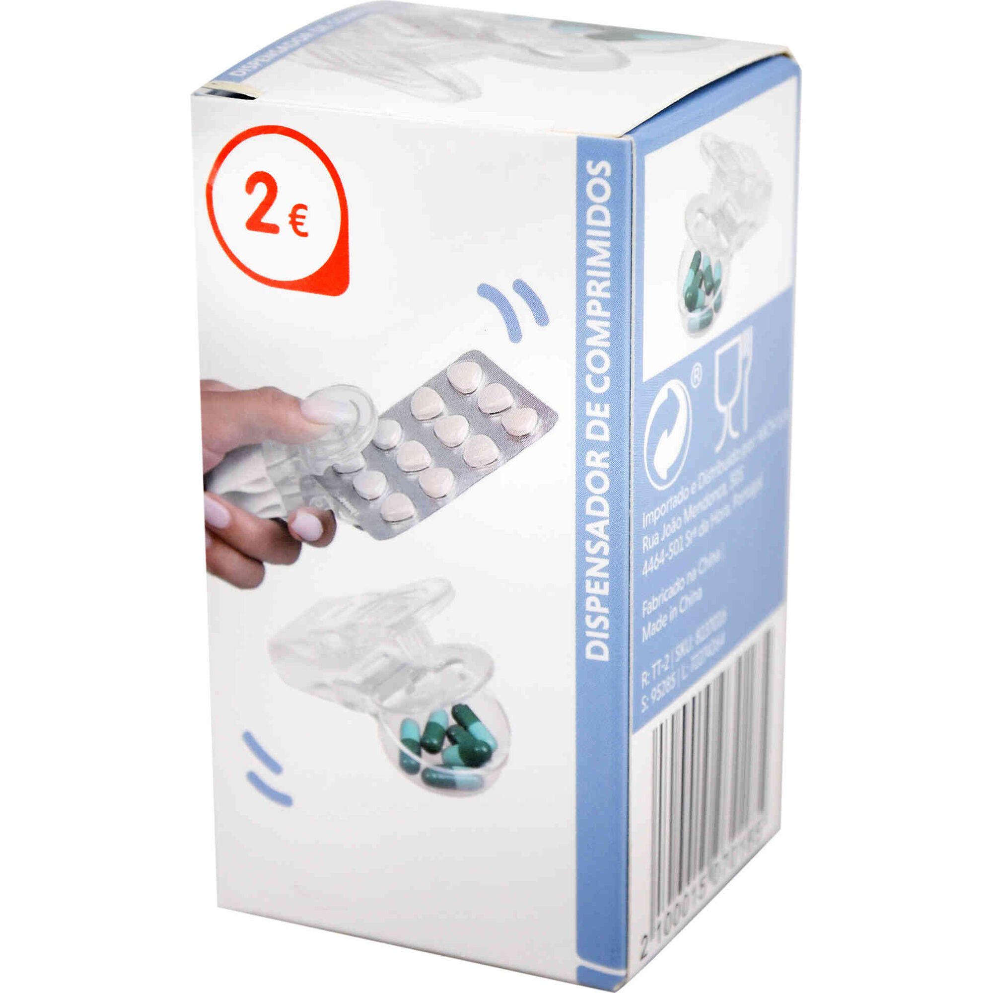 Dispensador de Comprimidos Bazar&atilde;o