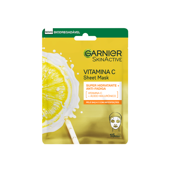 Máscara Facial Vitamina C Garnier Skin Active