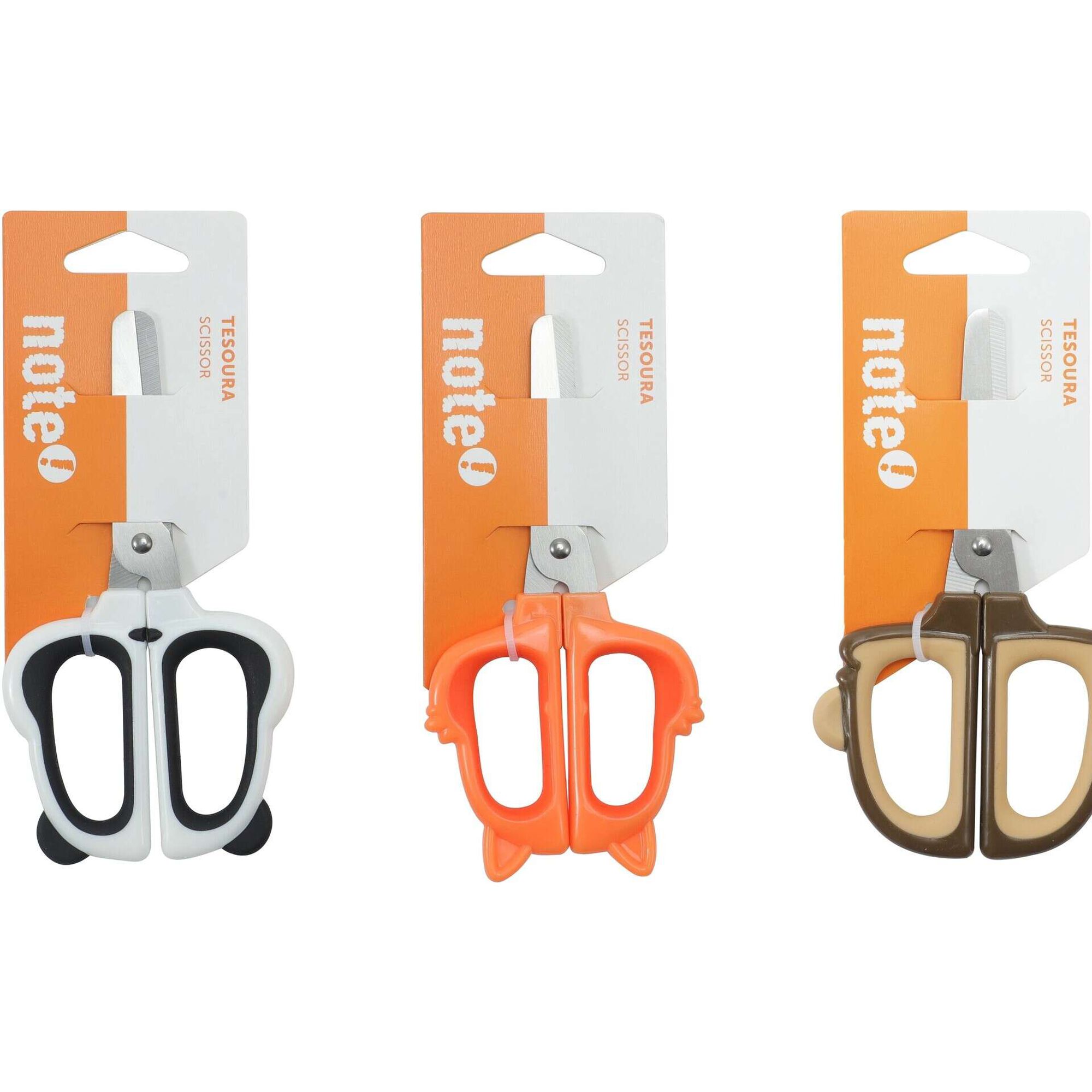 Tesoura Fun Animais (várias cores)