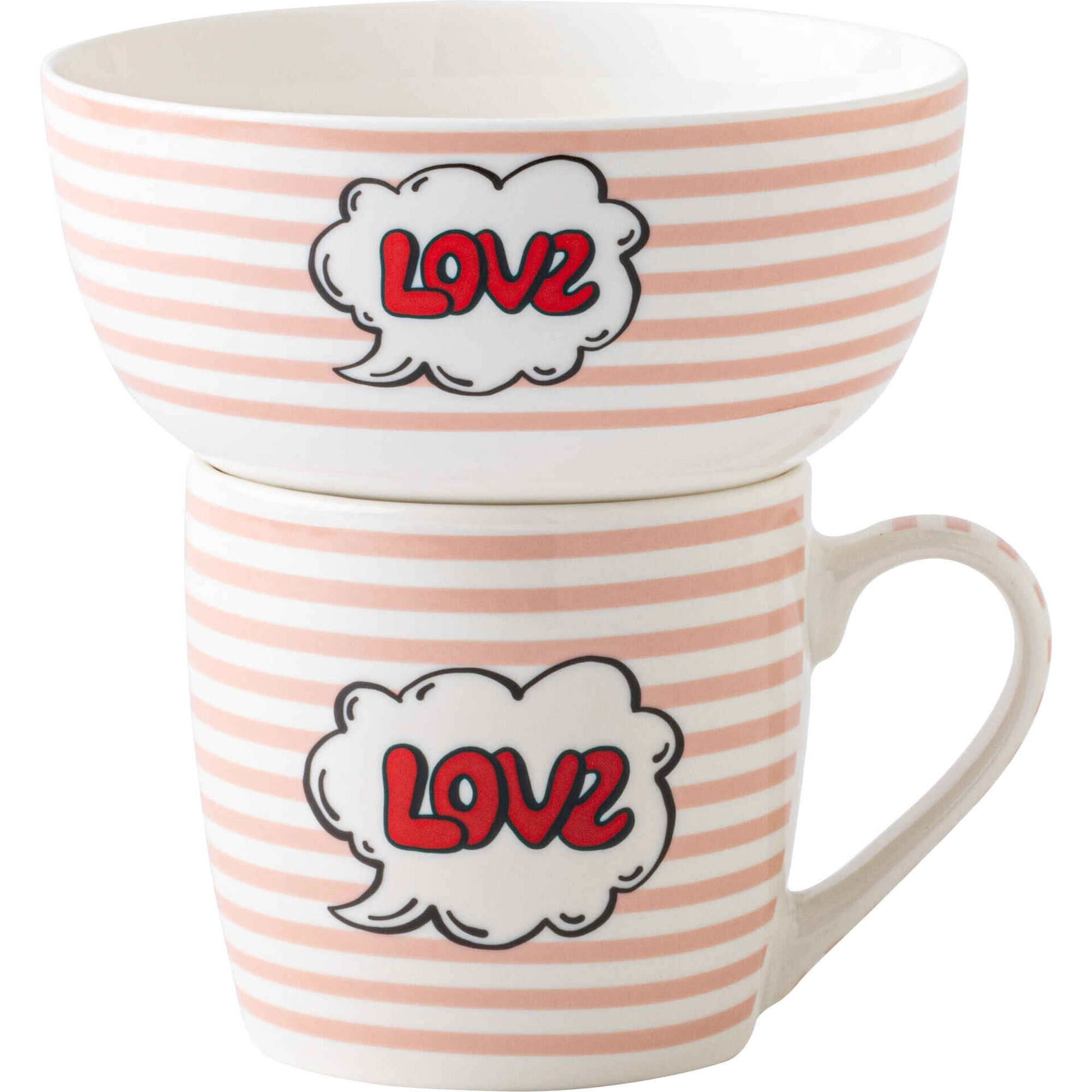 Caneca e Ta&ccedil;a Love Kasa