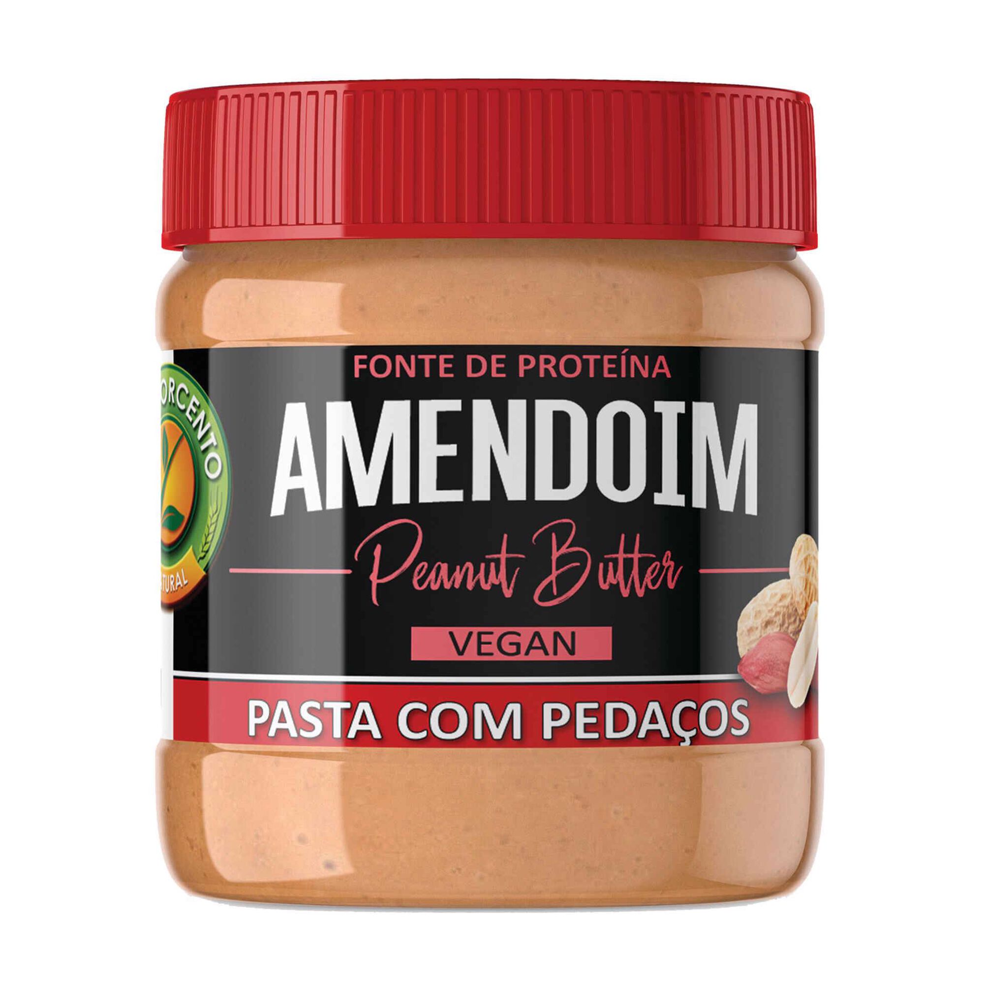 Manteiga de Amendoim Pedaços sem Glúten