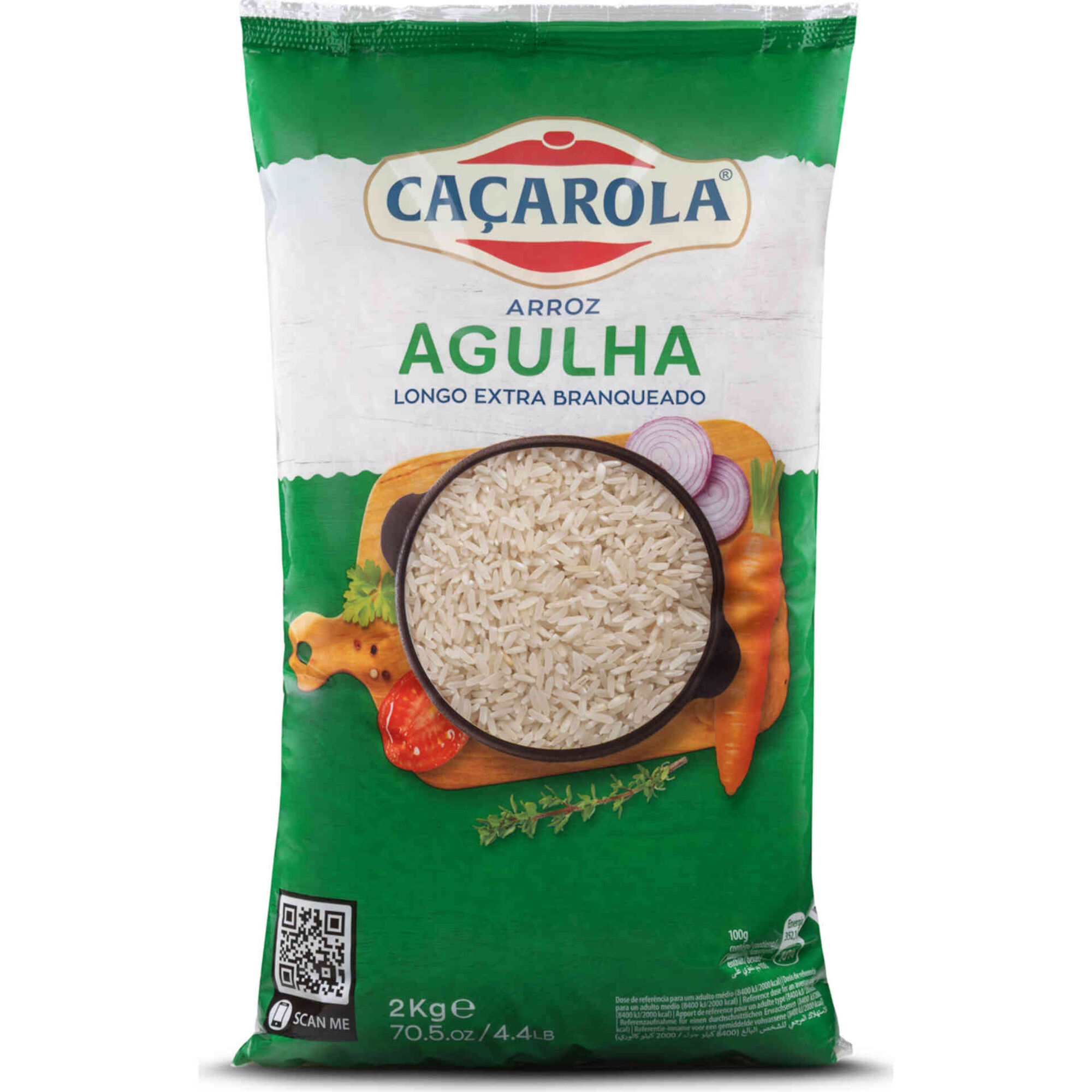 Arroz Agulha Extra Longo Ca&ccedil;arola