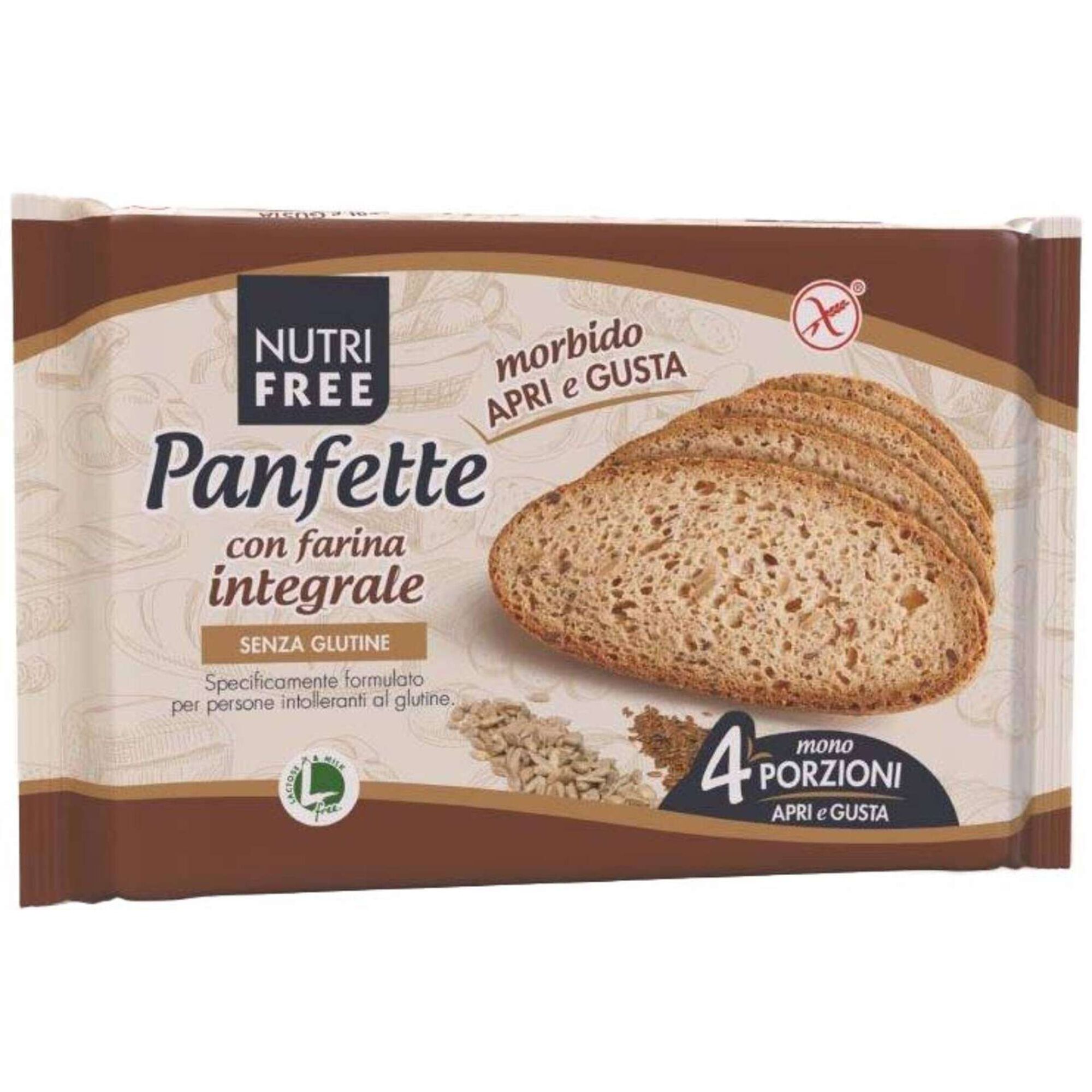 P&atilde;o Integral Fatiado sem Gl&uacute;ten Nutrifree