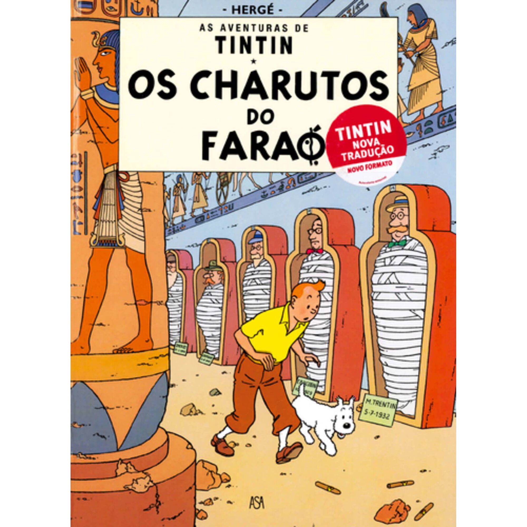 Tintin - Os Charutos do Fara&oacute; de Herg&eacute;