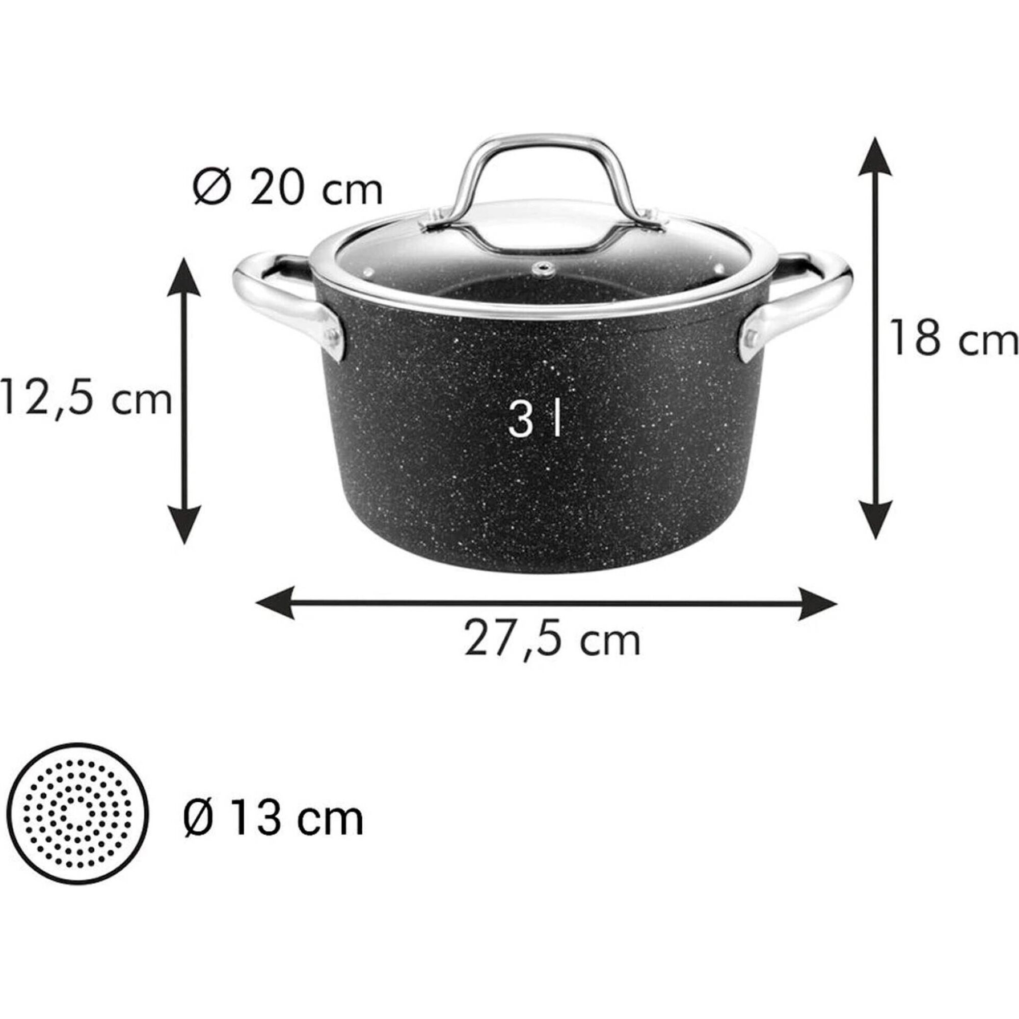Panela President Stone 20cm Tescoma