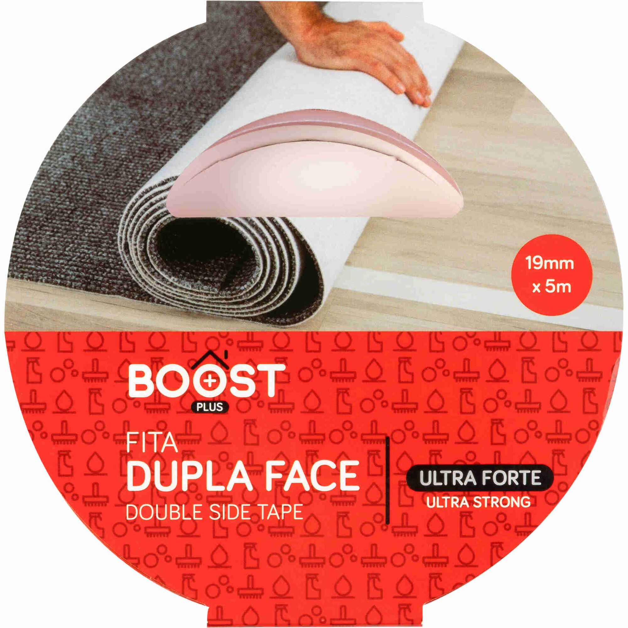 Fita Dupla Face Forte 5mX19mm