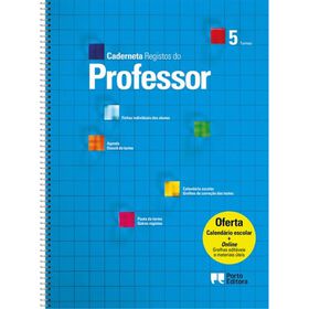 Caderneta de Registos do Professor - 5 Turmas