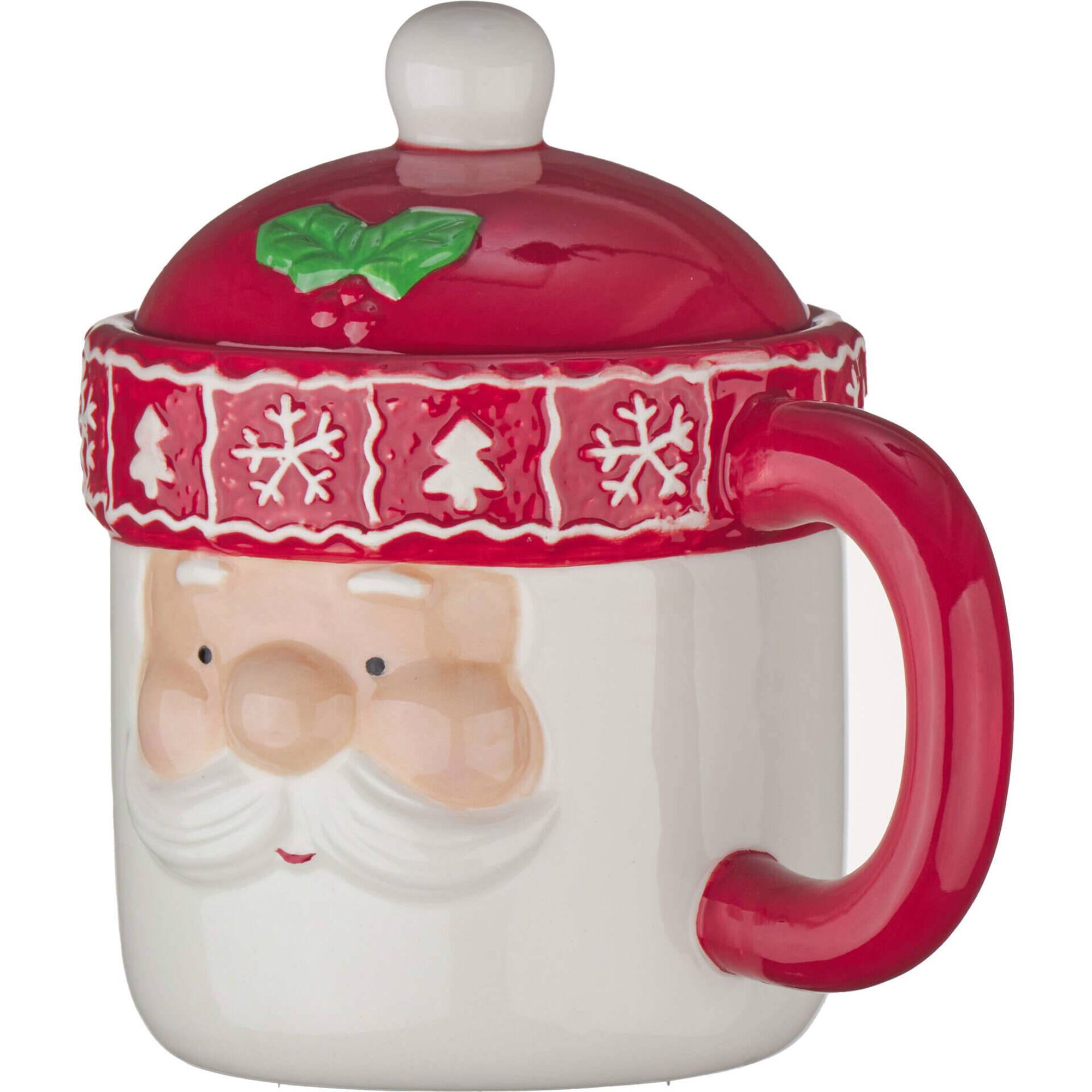 Caneca Pai Natal com Tampa