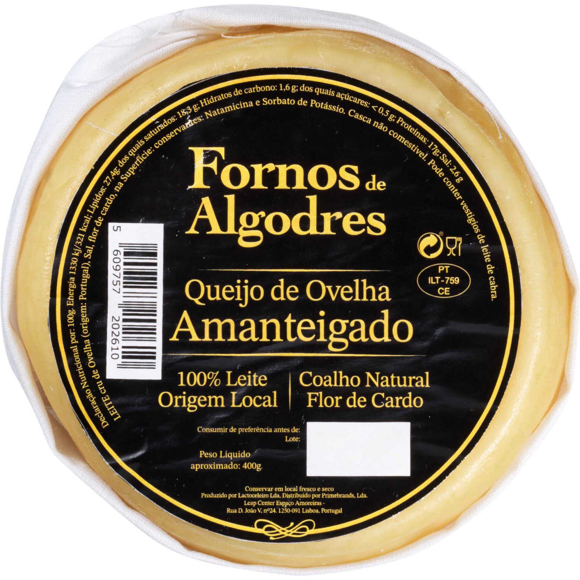 Queijo de Ovelha Amanteigado Fornos de Algodres