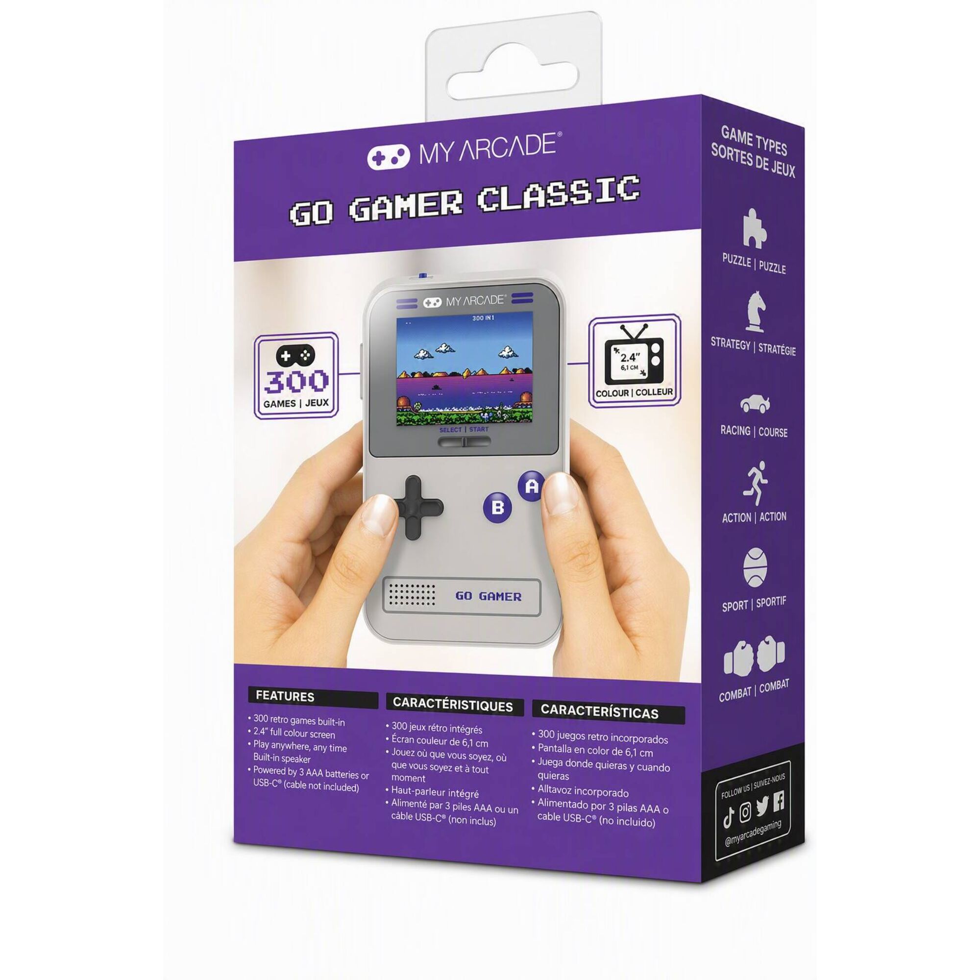 My Arcade - Consola Port&aacute;til Go Gamer Classic