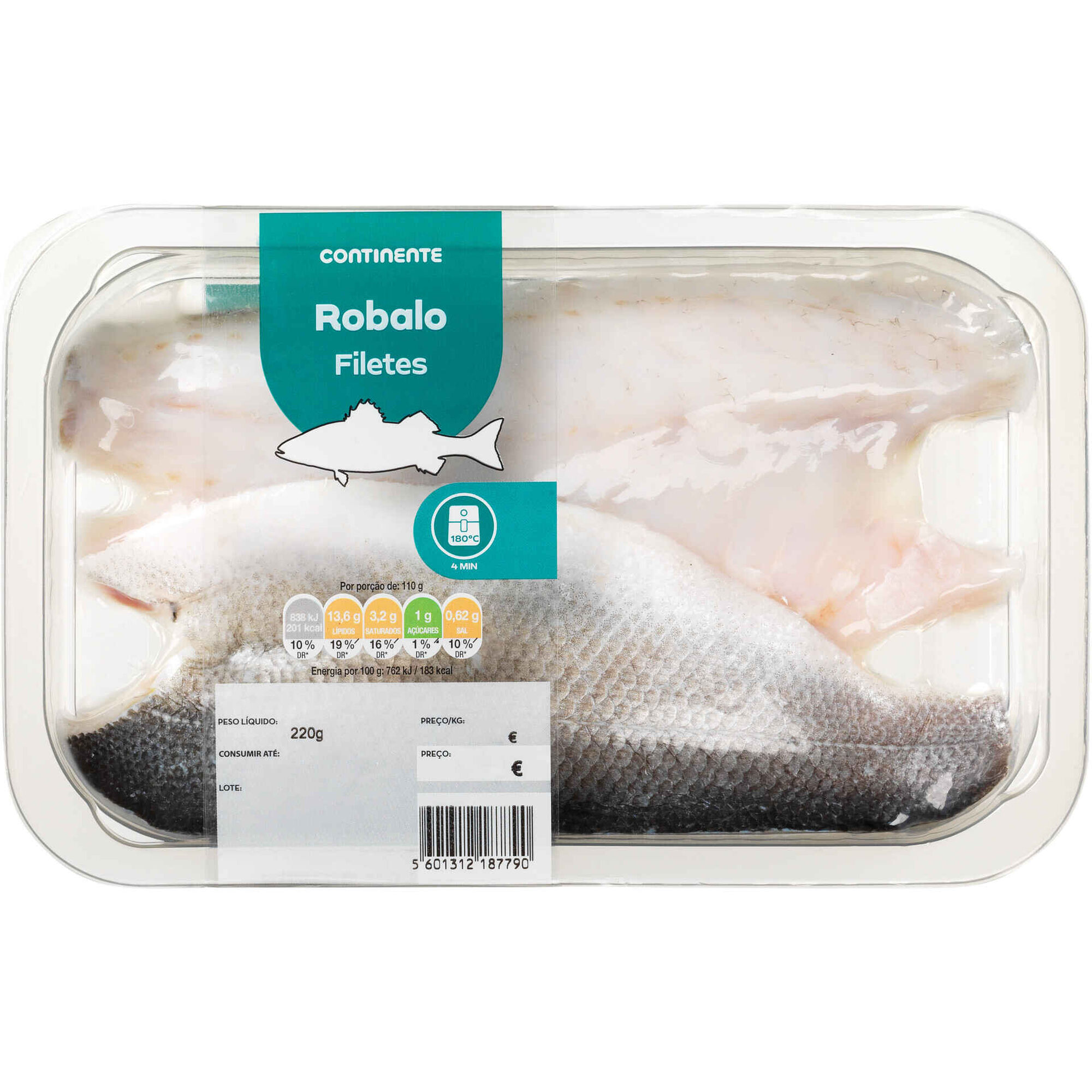 Filetes de Robalo Continente