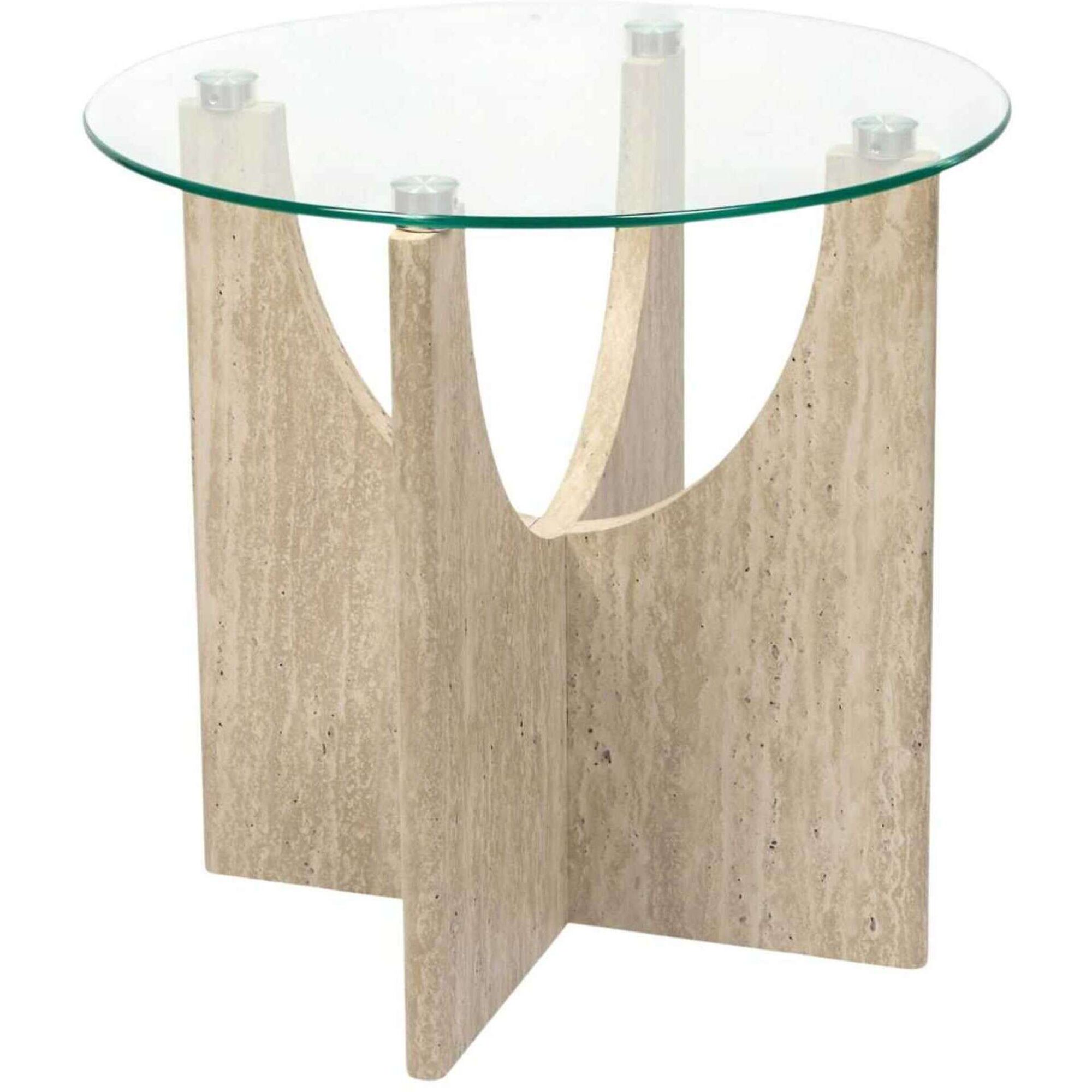 Mesa Apoio Vidro Pietra