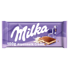 Tablete Chocolate de Leite com Creme de Leite Milka