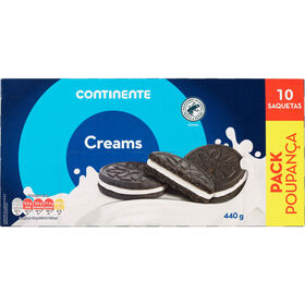 Bolachas de Chocolate Recheadas com Creme de Baunilha Pack Poupança Bolachas de Chocolate Recheadas com Creme de Baunilha Pack Poupança