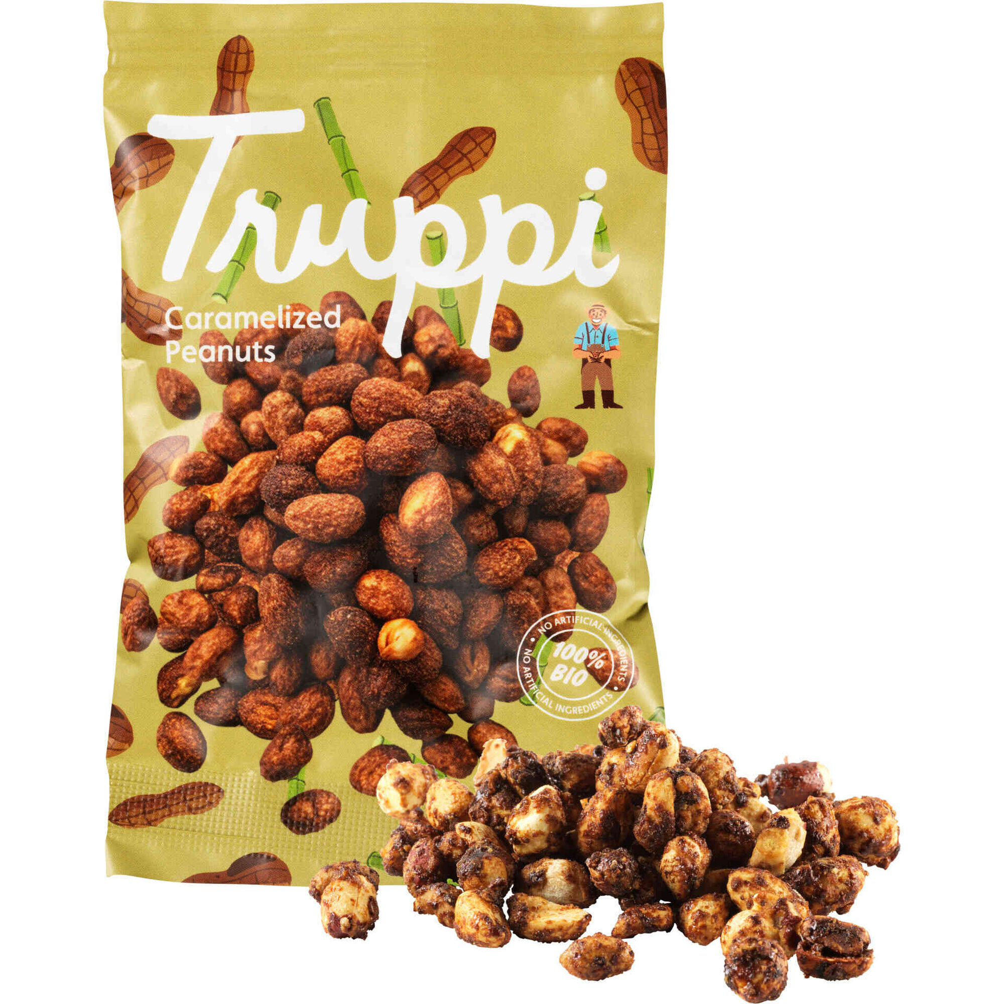 Amendoim&nbsp;Caramelizado Biol&oacute;gico Truppi