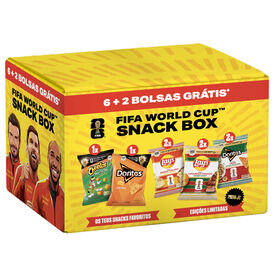 Multipack Batata Frita Lay's + Snacks Milho Futebolas Cheetos + Snacks Milho Doritos
