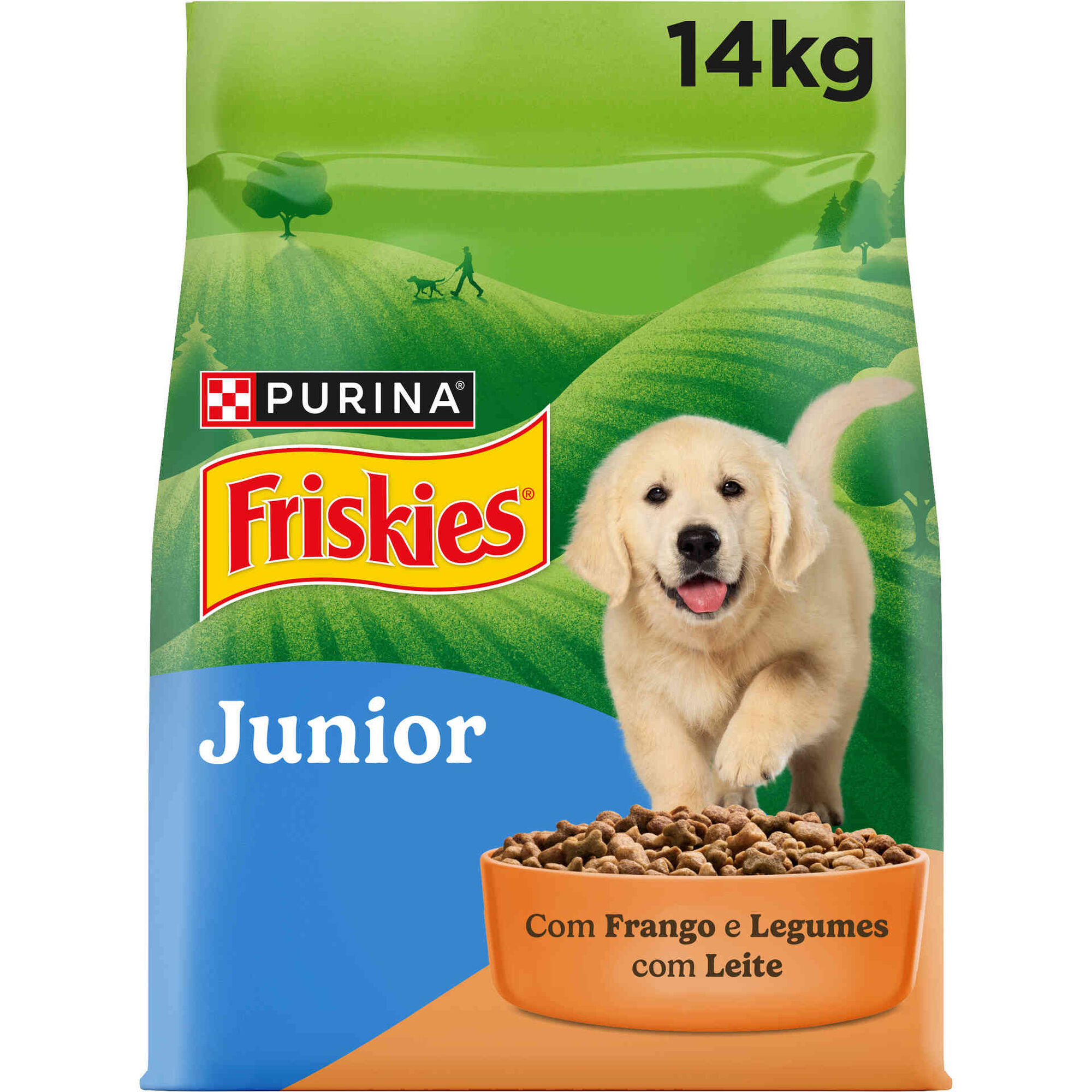 Ra&ccedil;&atilde;o para C&atilde;o J&uacute;nior Balance Frango Purina Friskies
