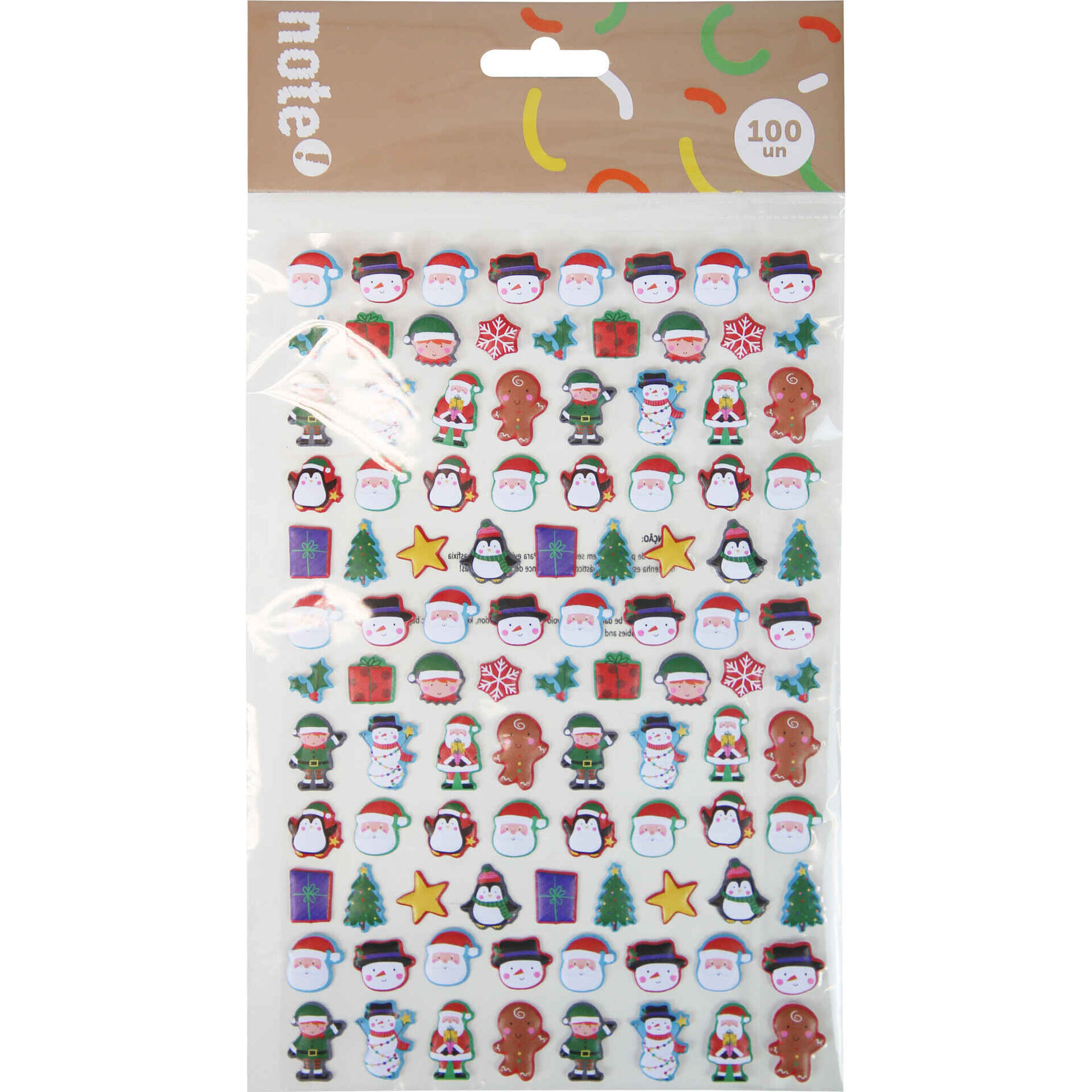 Conjunto de Autocolantes de Natal