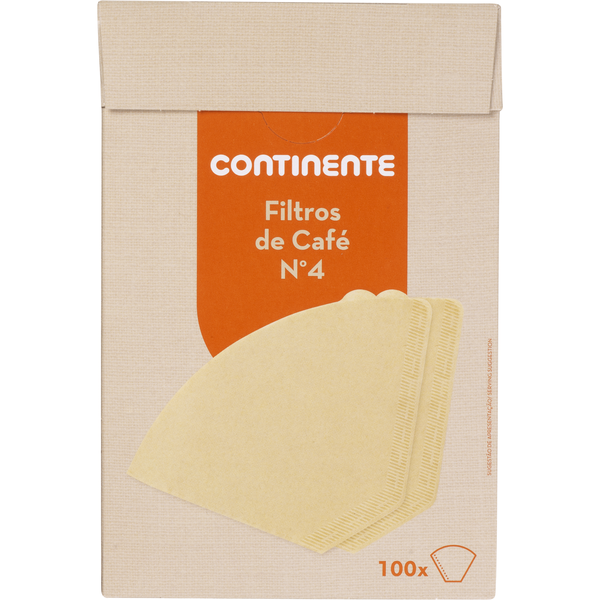 Filtros Café nº4 Continente