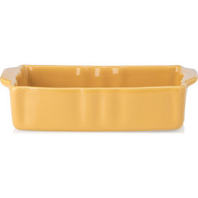 Assadeira Wave Retangular 21x13cm Amarela Kasa