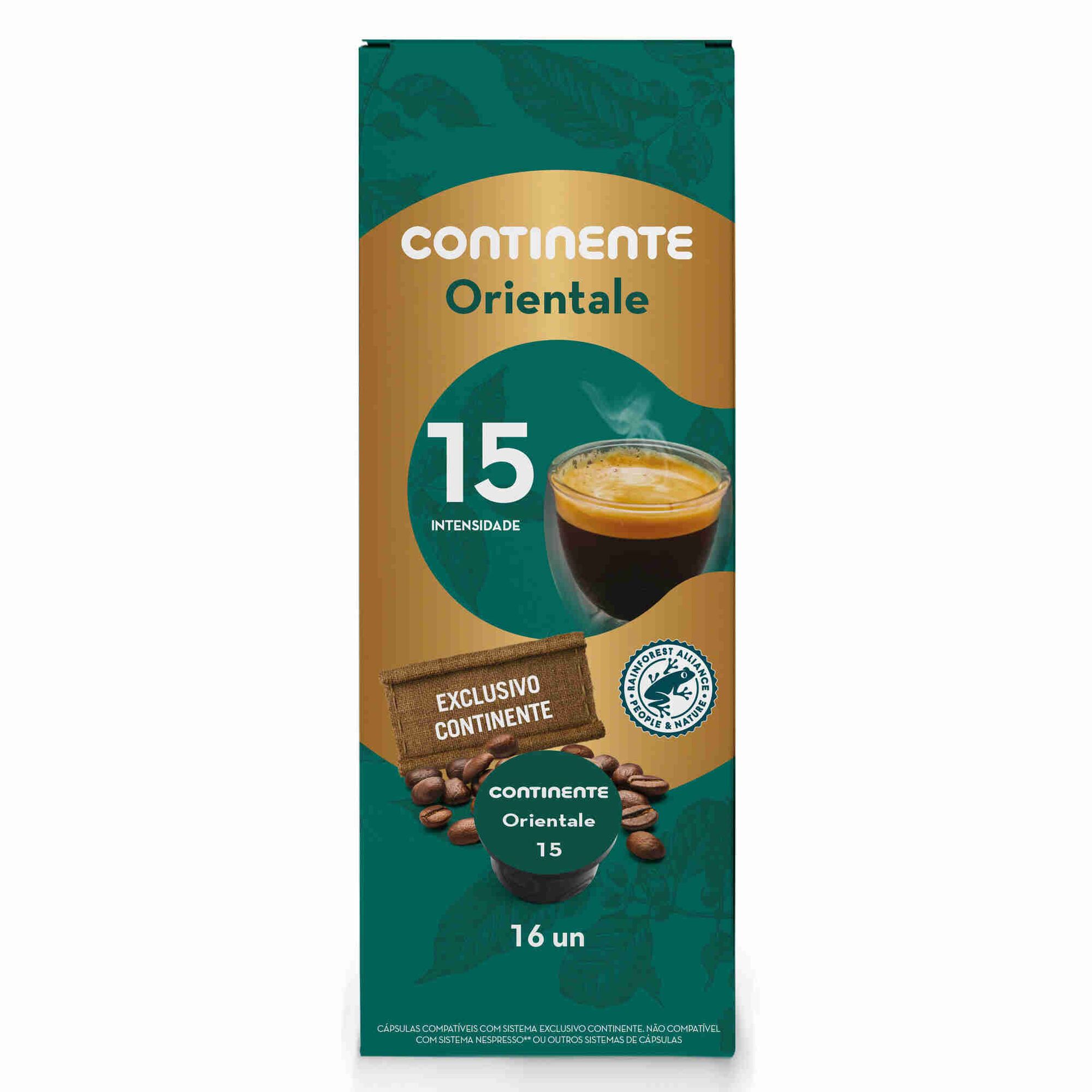 Cápsulas de Café Orientale Int 15
